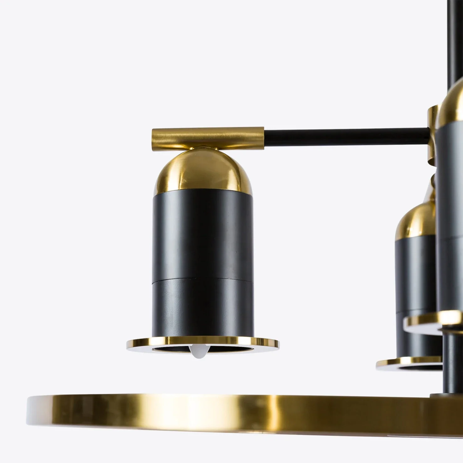 Kiev Chandelier- Black, Brass Finishes - Image 12