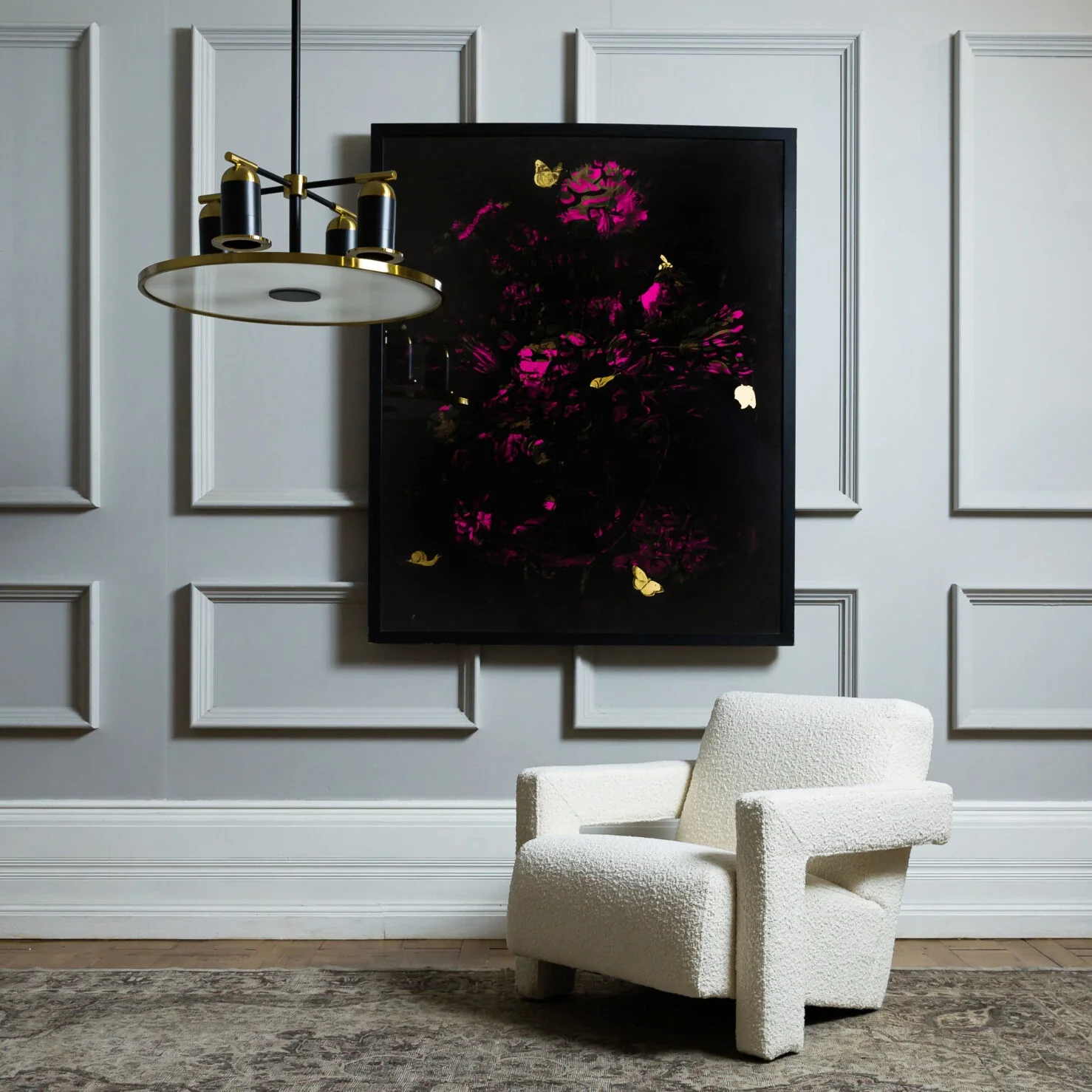 Kiev Chandelier- Black, Brass Finishes - Image 4