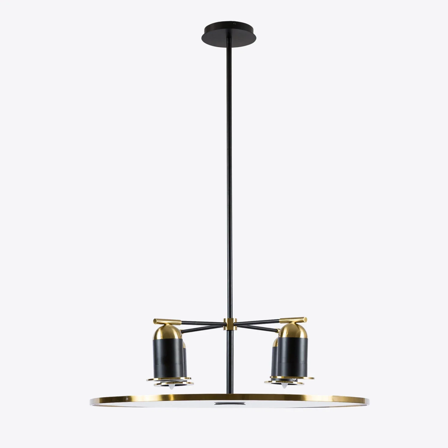 Kiev Chandelier- Black, Brass Finishes - Image 6