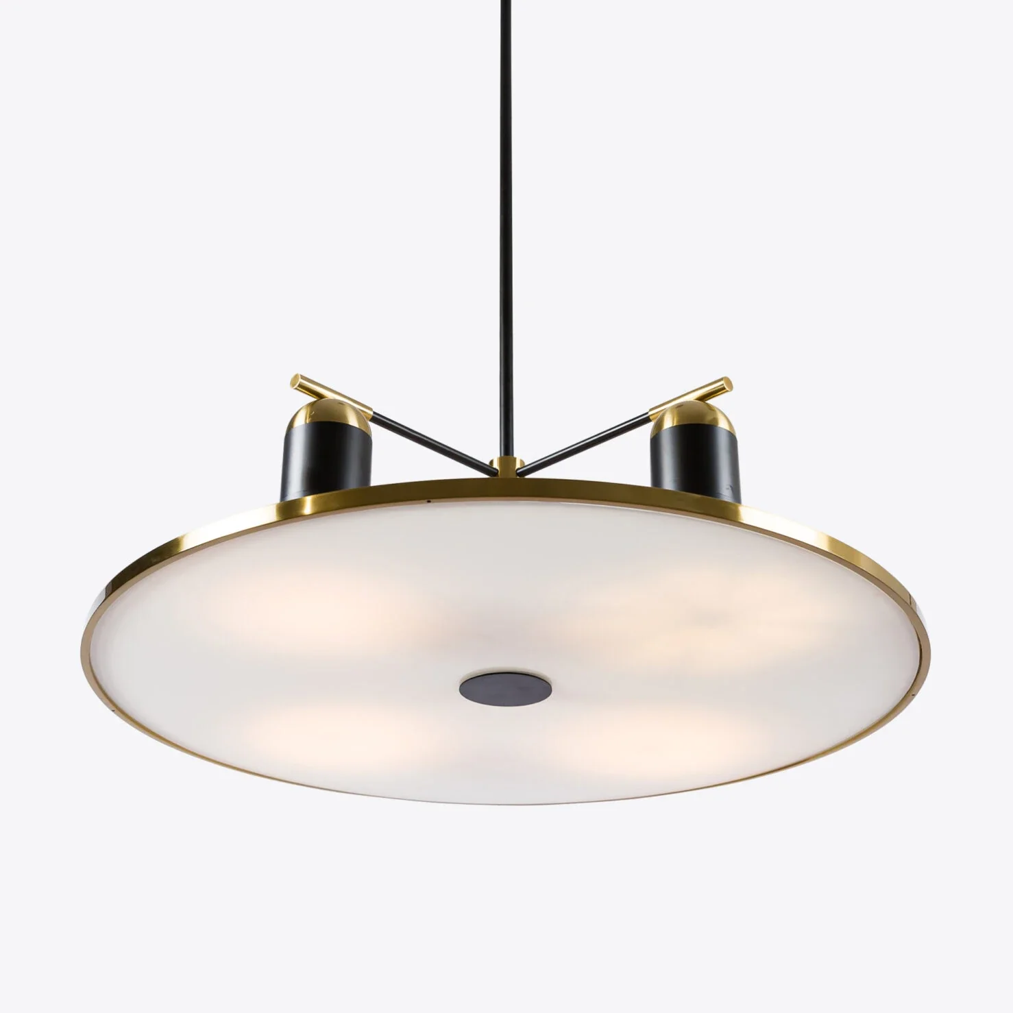 Kiev Chandelier- Black, Brass Finishes - Image 9