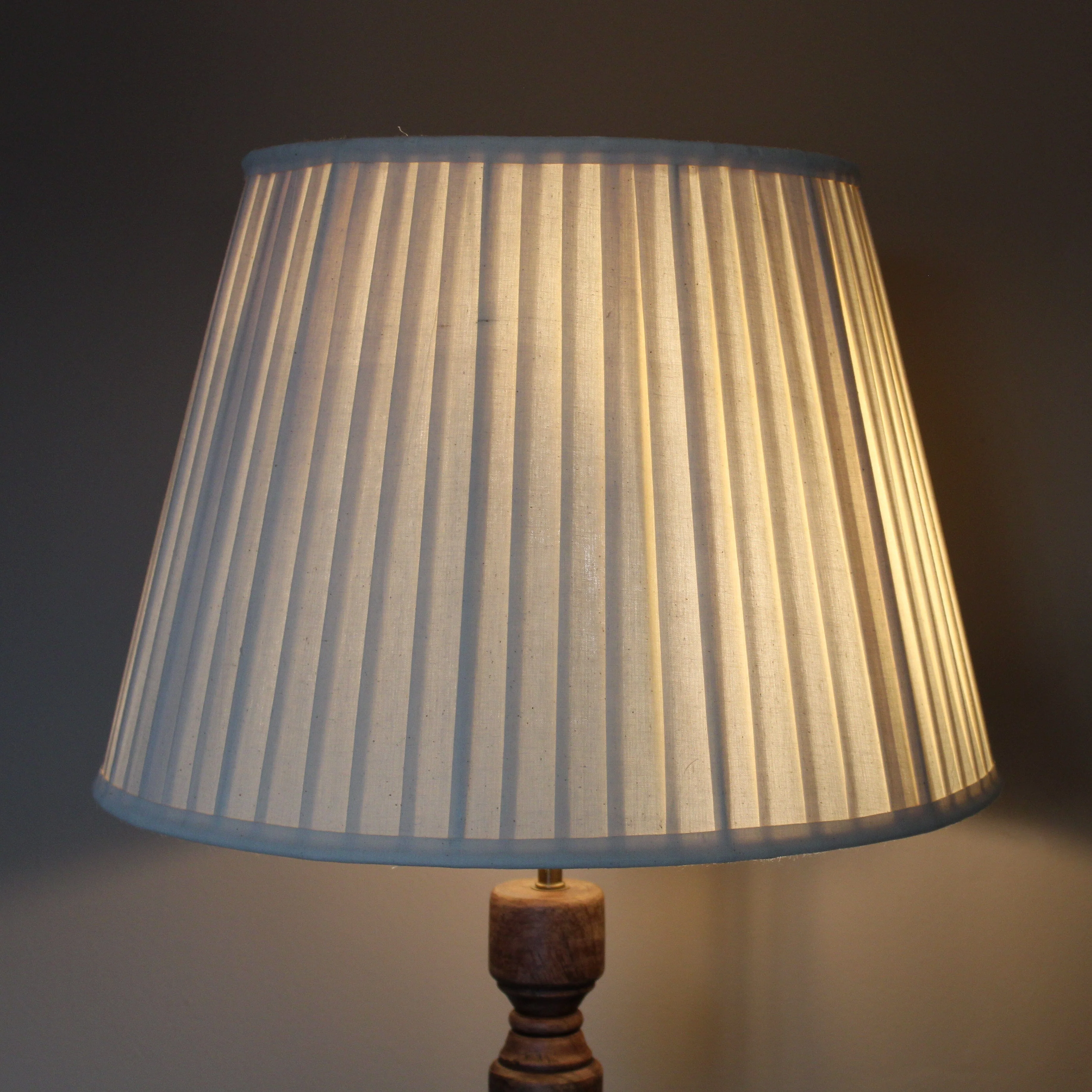 Bowline Small/ Large Pleated Lampshade- Various Finishes - Image 11