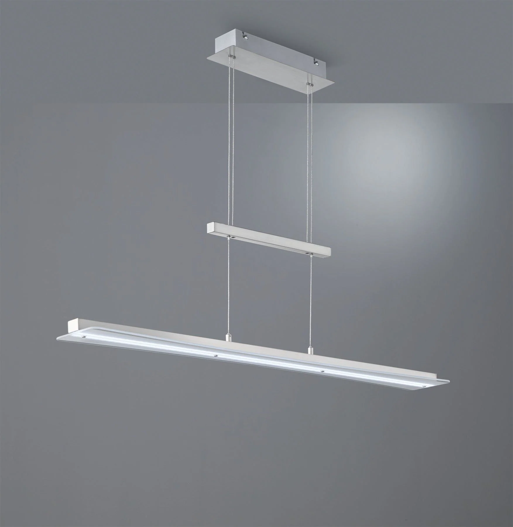 SMASH Linear LED Pendant - Matt Black/Matt Nickel - Image 3