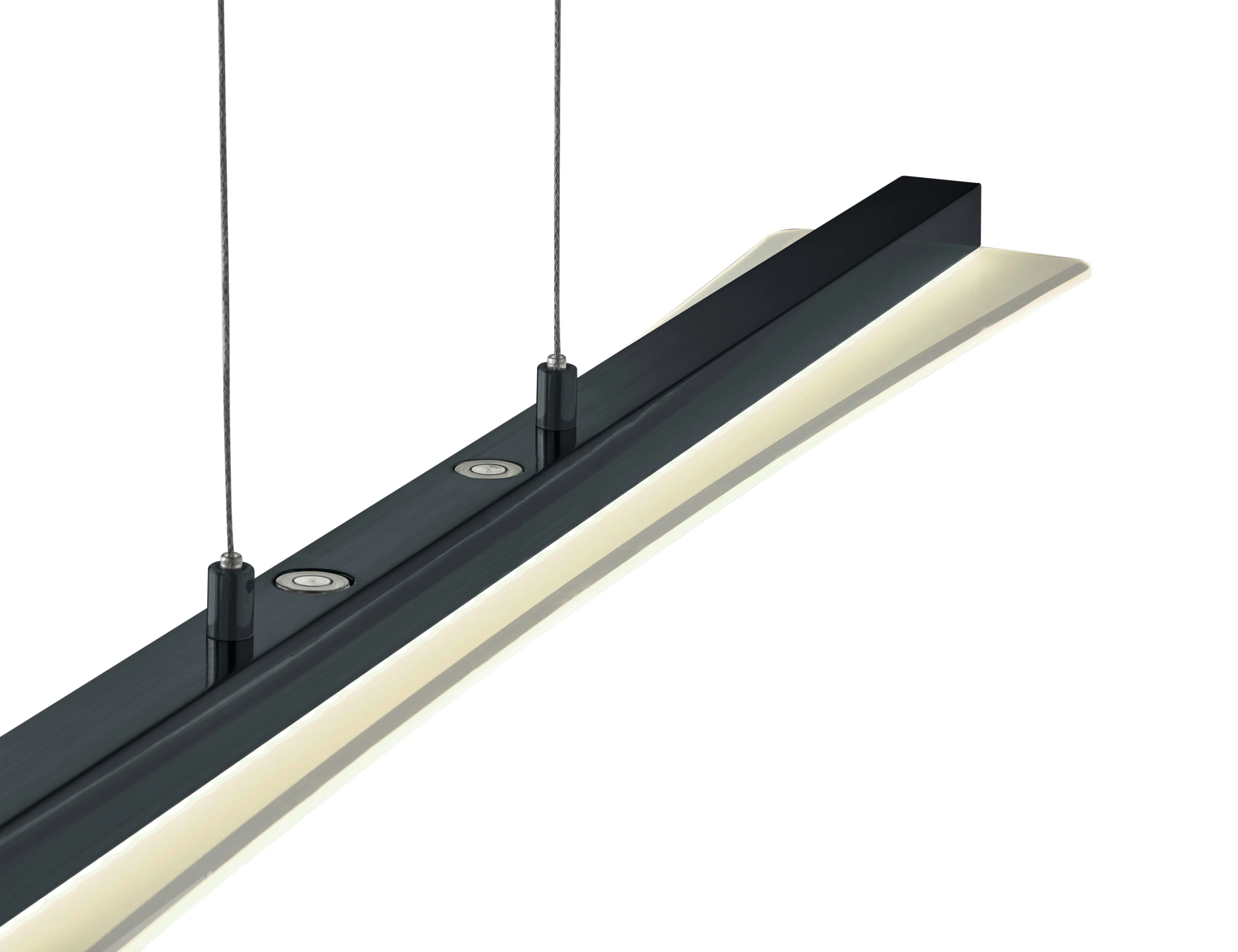 SMASH Linear LED Pendant - Matt Black/Matt Nickel - Image 4