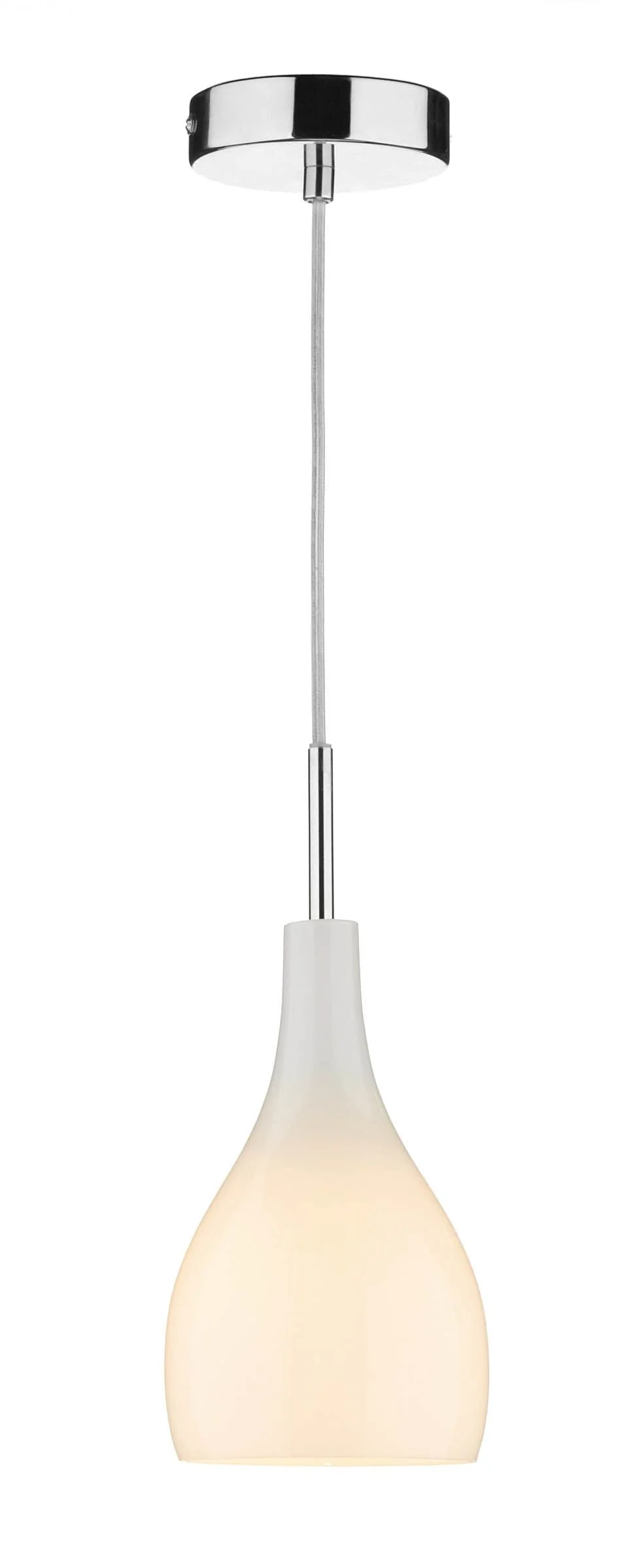 Soho 1Lt Pendant White Finish - Promotional Offer
