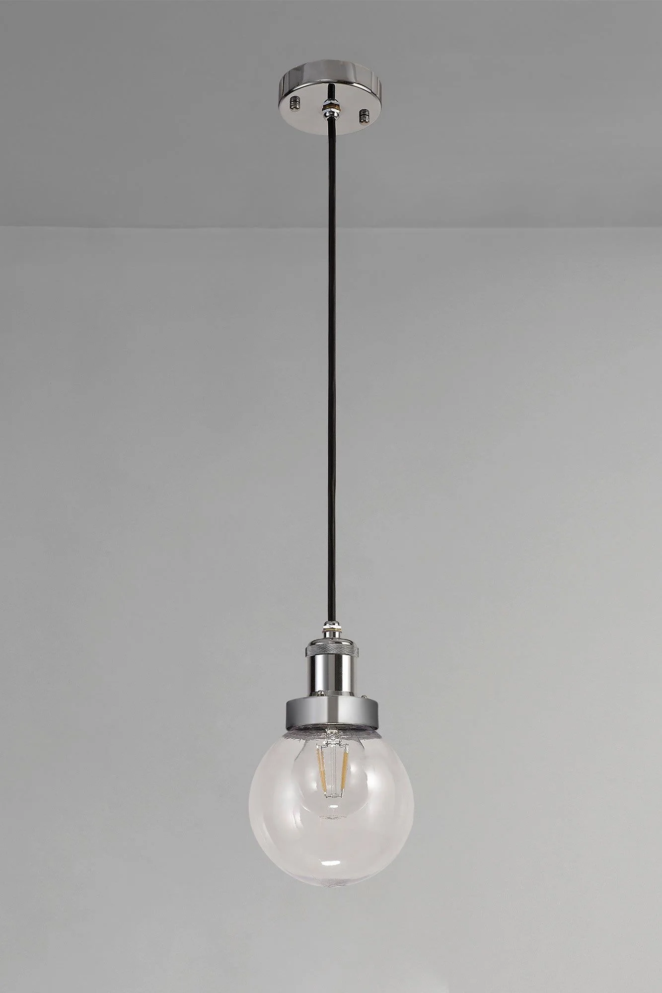 Soiree IP65 Exterior Titanium Silver/Polished Chrome - Image 2