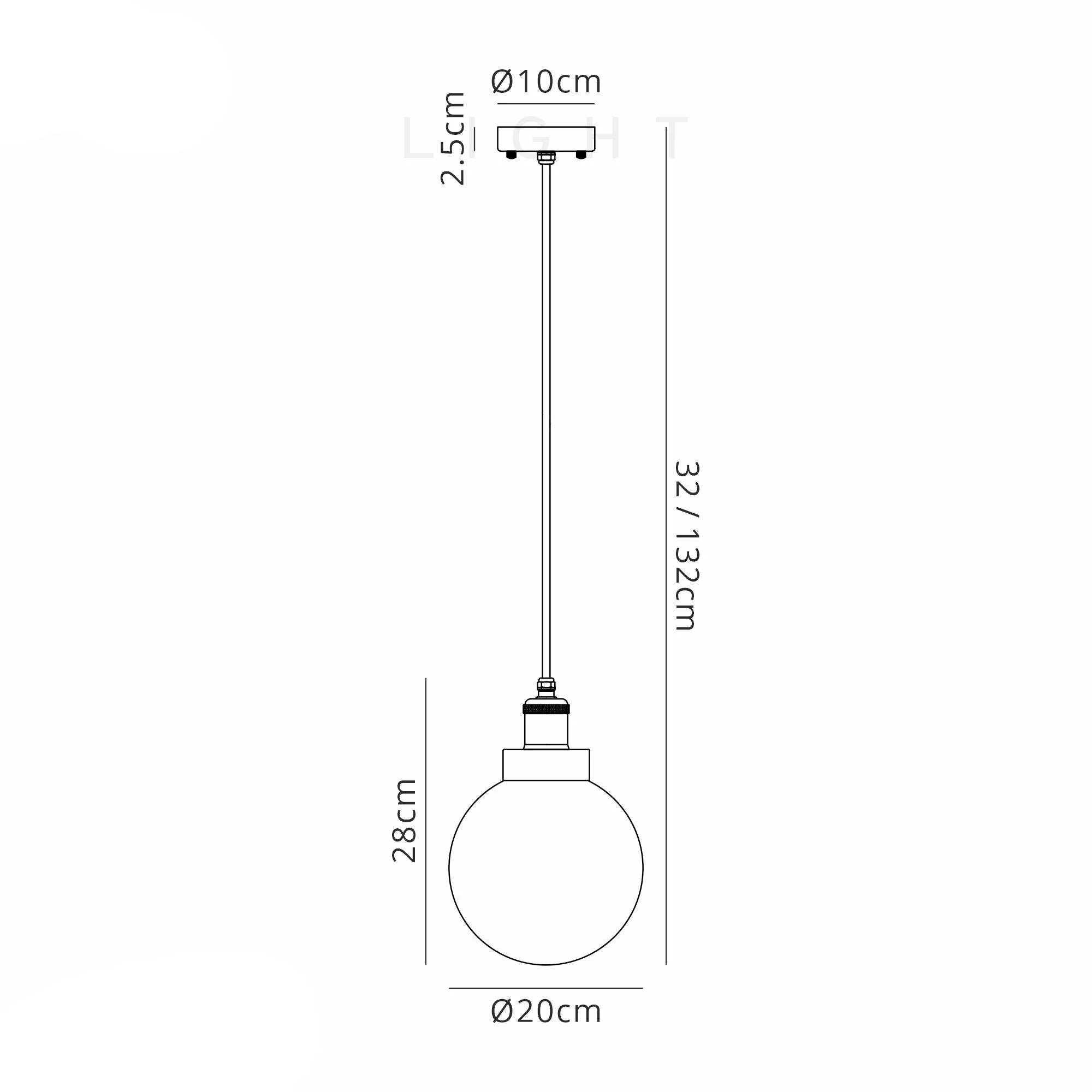 Soiree Outdoor Pendant IP65 - Titanium Silver & Polished Chrome Finish - Image 7