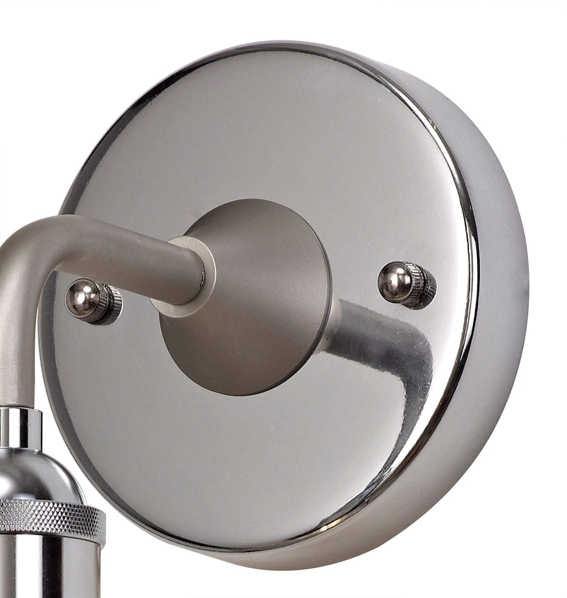 Soiree Wall Lamp 1 Light E27 IP65 Exterior Titanium Silver/Polished Chrome - Image 2