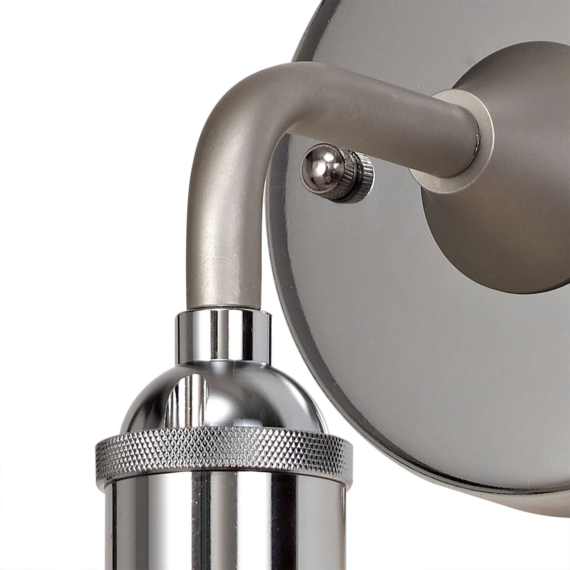 Soiree Wall Lamp 1 Light E27 IP65 Exterior Titanium Silver/Polished Chrome - Image 4