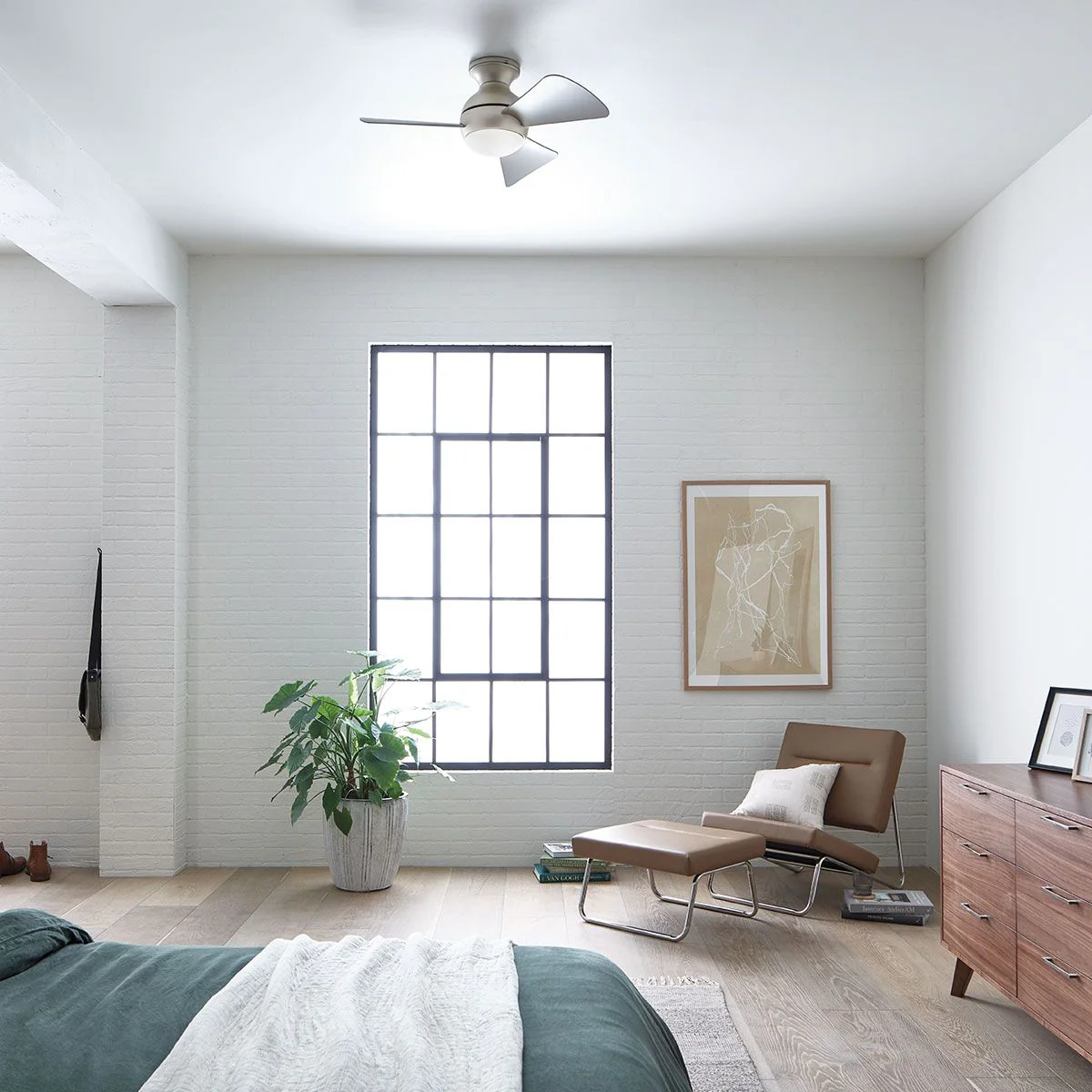 Sola - 34in / 86cm Fan - Brushed Nickel or Matte White - Image 5