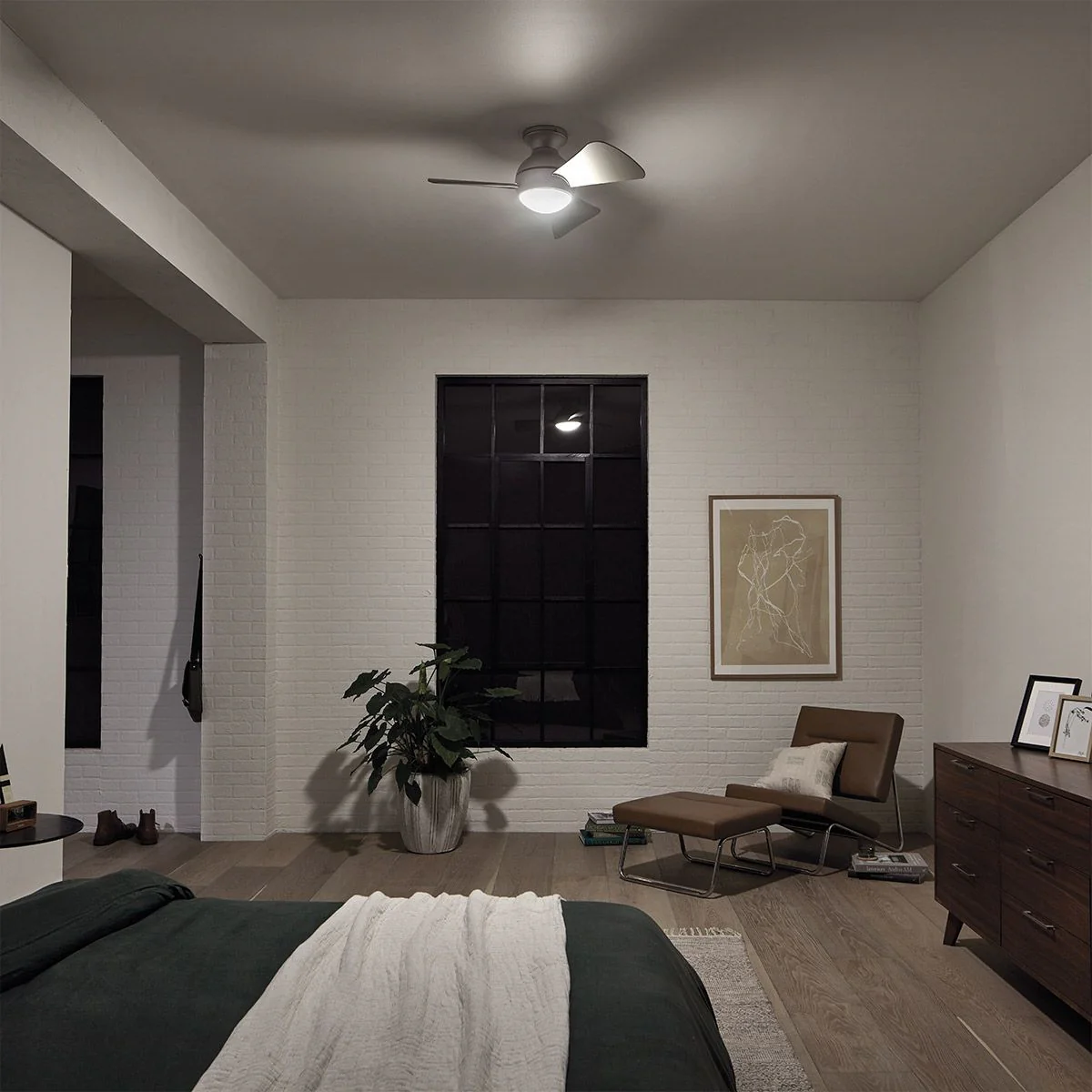 Sola - 34in / 86cm Fan - Brushed Nickel or Matte White - Image 7