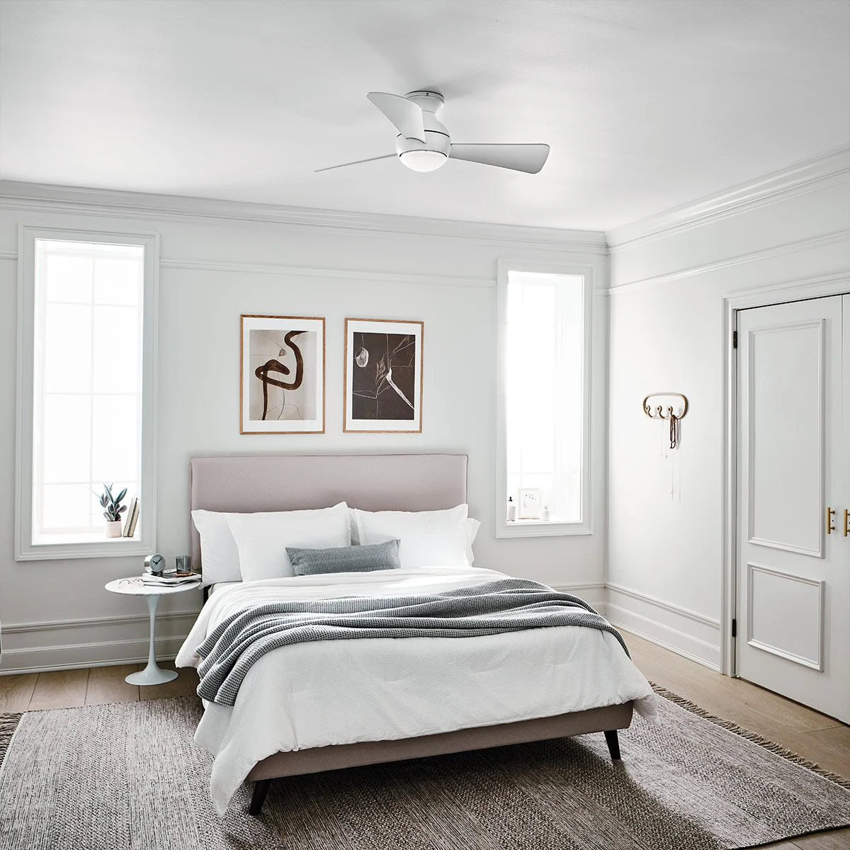 Sola - 34in / 86cm Fan - Brushed Nickel or Matte White - Image 8