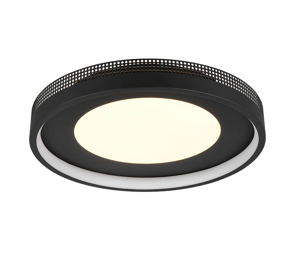 Solea LED Flush Light - Coffee/ Black Finish - Image 3