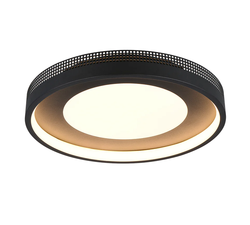 Solea LED Flush Light - Coffee/ Black Finish - Image 7