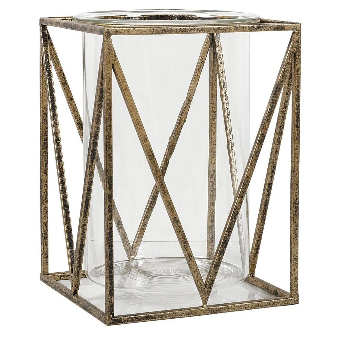 Solomon Small/Large Candle Holder - Antique Gold Finish - Image 2