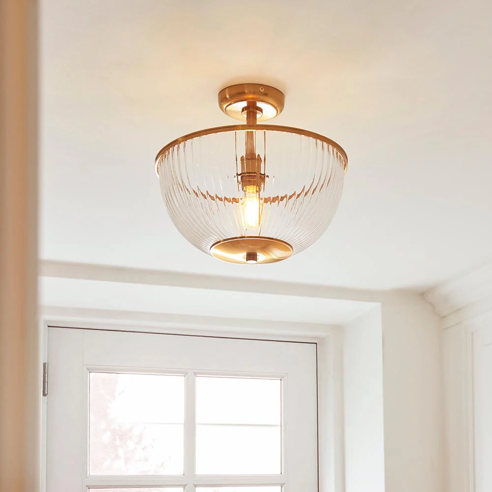 Somerset Downlight/ Uplight Semi-Flush Light - Image 7