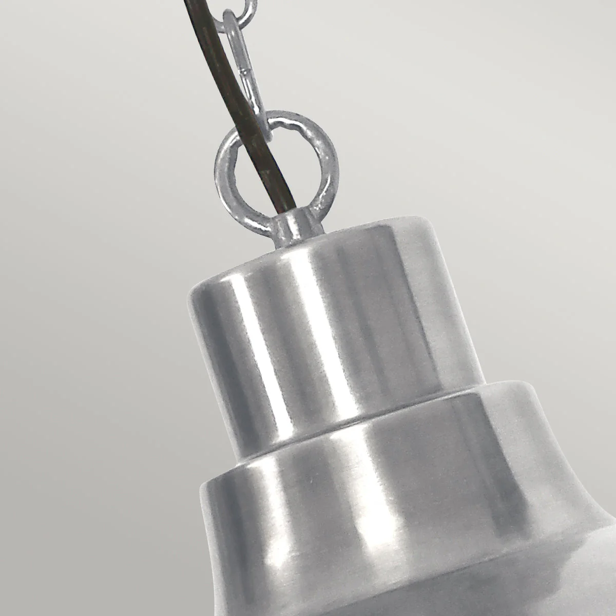 Somerton IP44 Lantern – Nickel/Verdigris Finish - Image 2