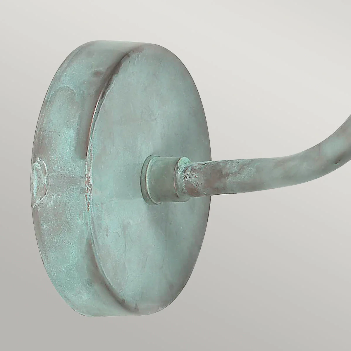 Somerton Wall Lantern – Aged Brass/Verdigris Finish - Image 6