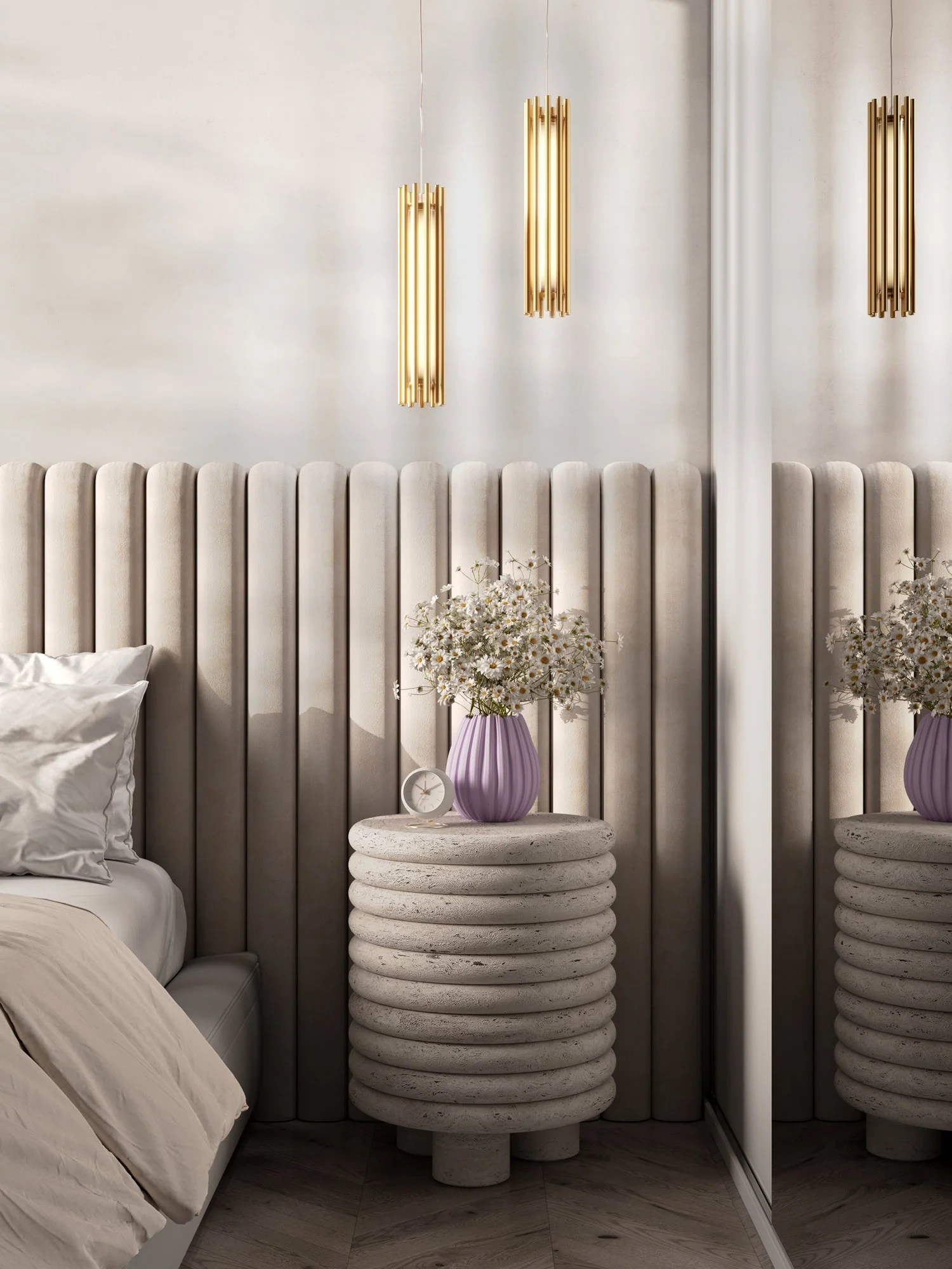 Sonata LED Hanging Light - Brass - Image 3