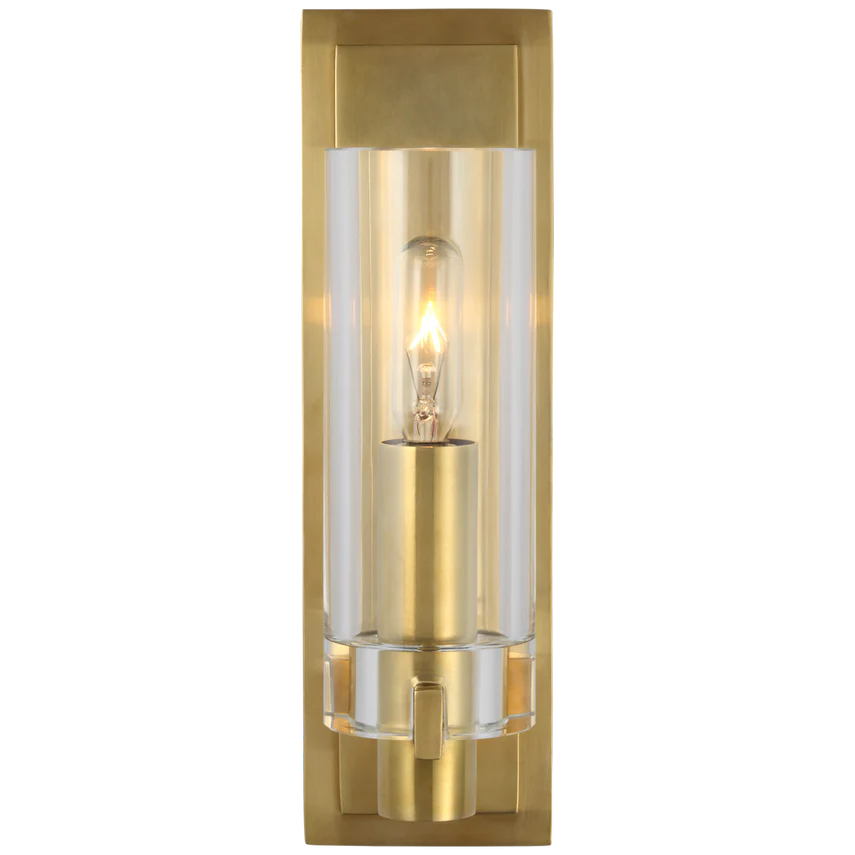Sonnet Petite Single Sconce - Brass