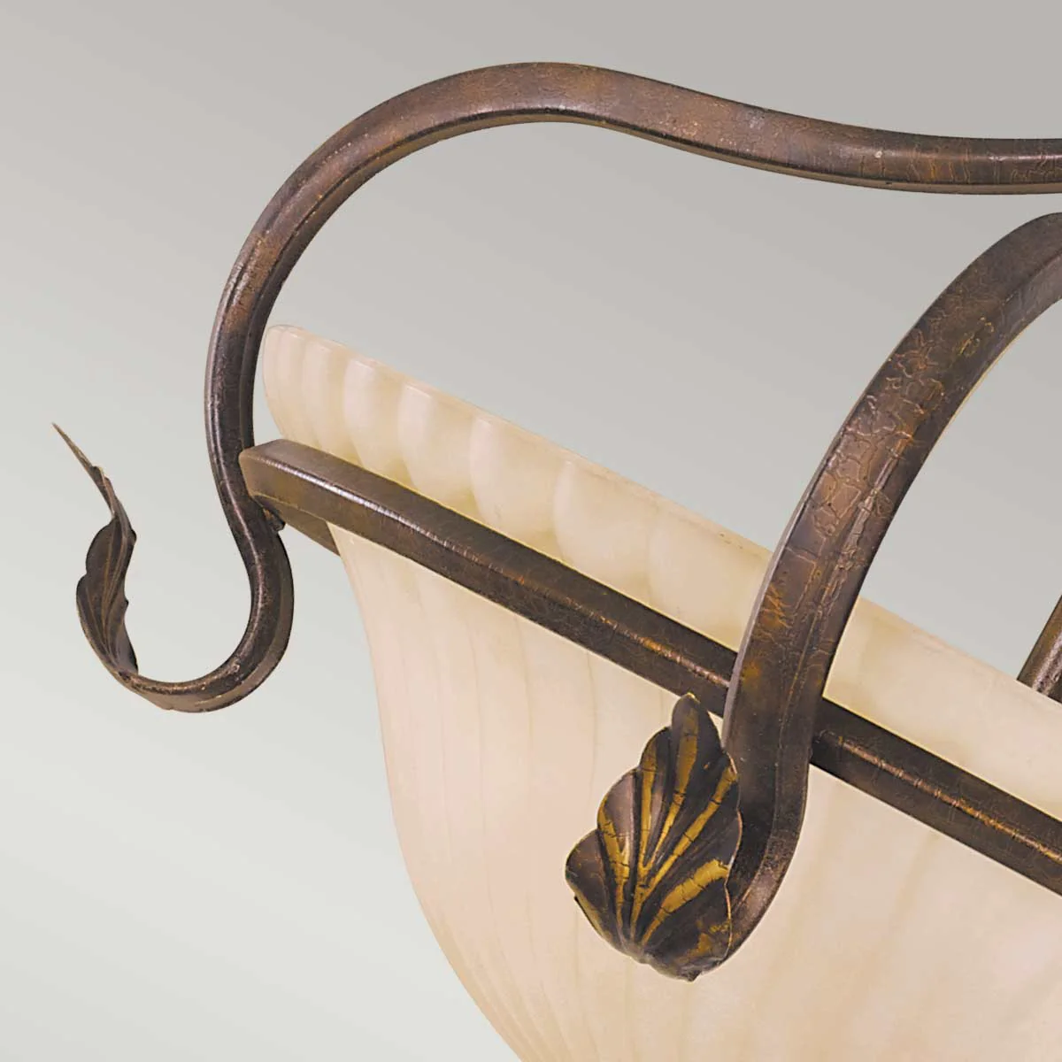 Sonoma Valley 3 Light Semi-Flush - Aged Tortoise Shell - Image 3