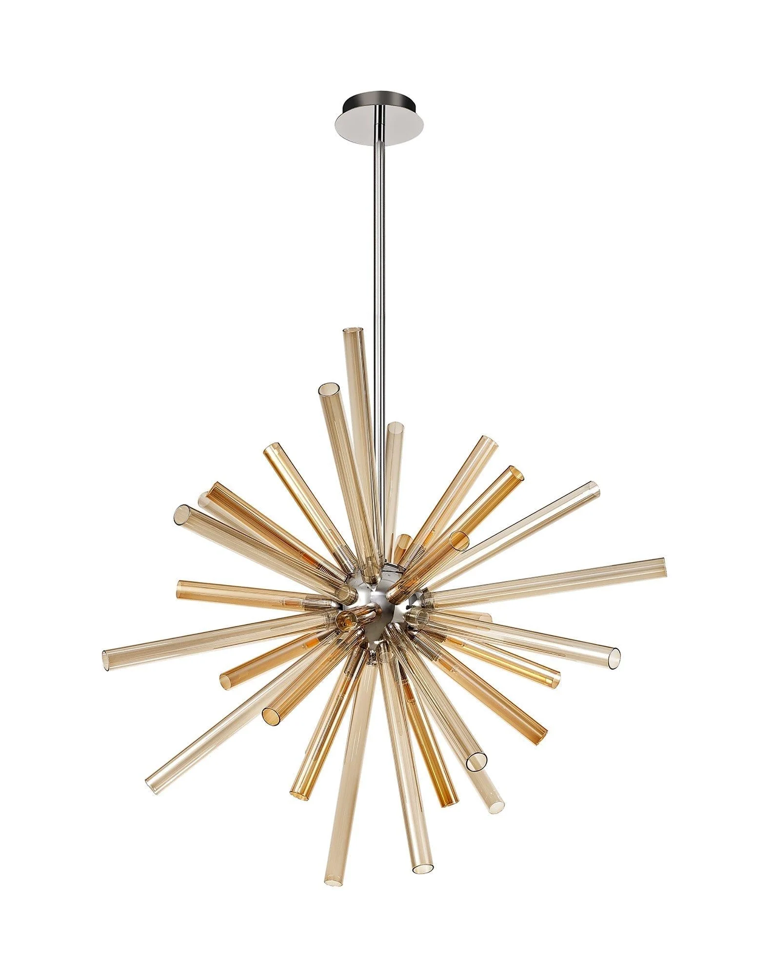 Sonta Pendant 16 Light G9, Amber & Champagne/Polished Chrome, Smoked & Frosted/Polished Chrome, Clear & Chrome/Polished Chrome - Image 10