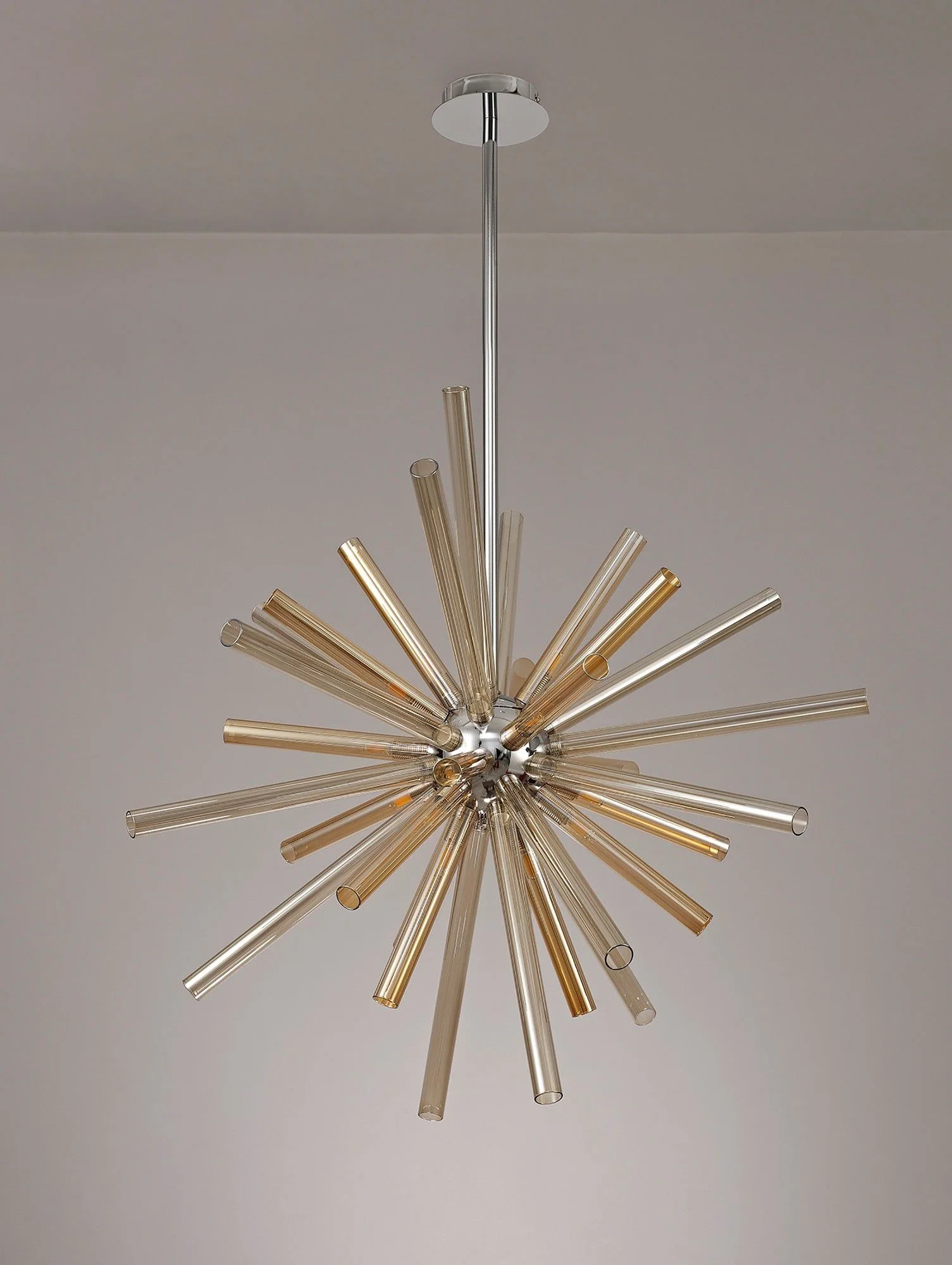 Sonta Pendant 16 Light G9, Amber & Champagne/Polished Chrome, Smoked & Frosted/Polished Chrome, Clear & Chrome/Polished Chrome - Image 11