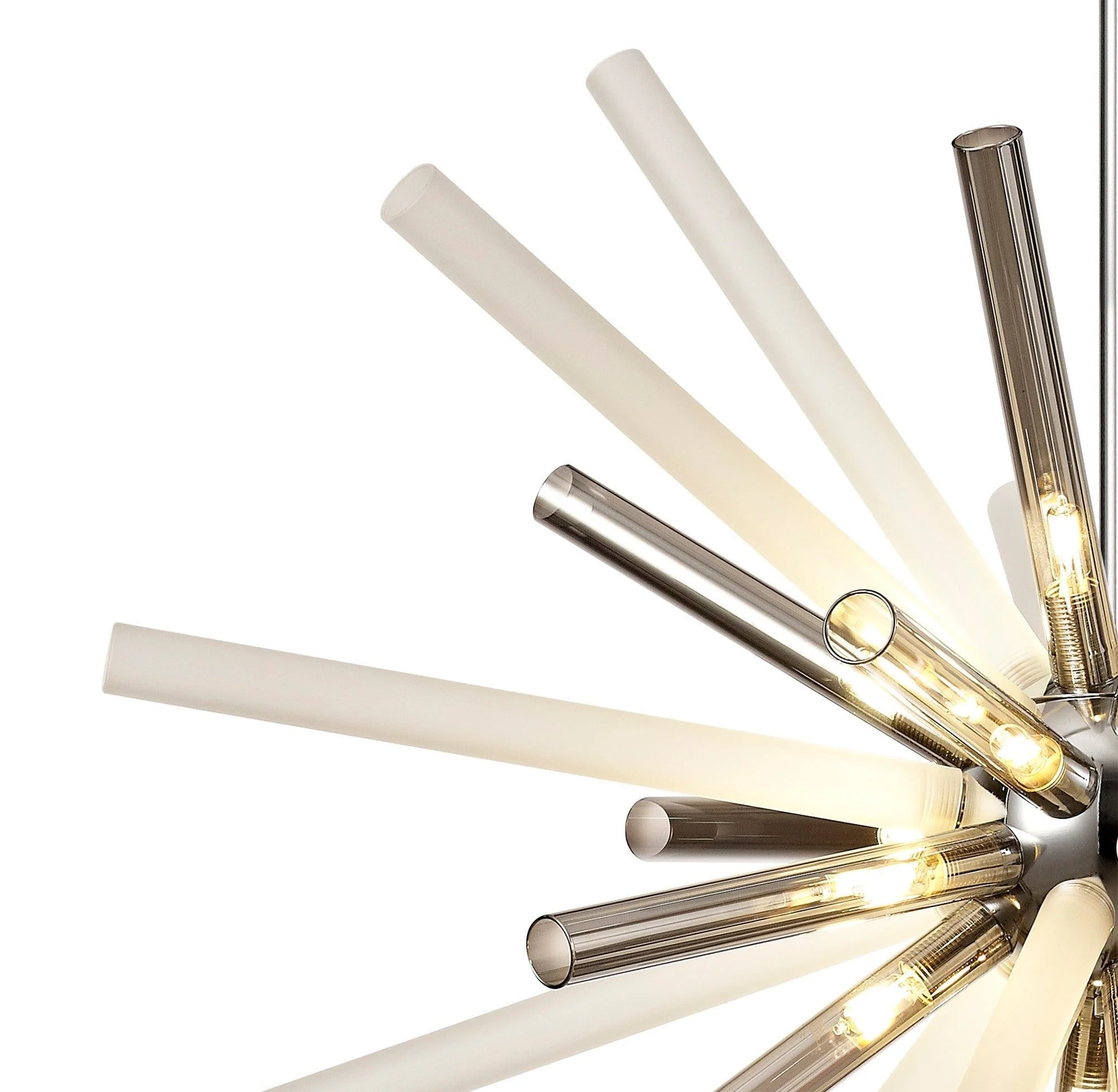 Sonta Pendant 16 Light G9, Amber & Champagne/Polished Chrome, Smoked & Frosted/Polished Chrome, Clear & Chrome/Polished Chrome - Image 2