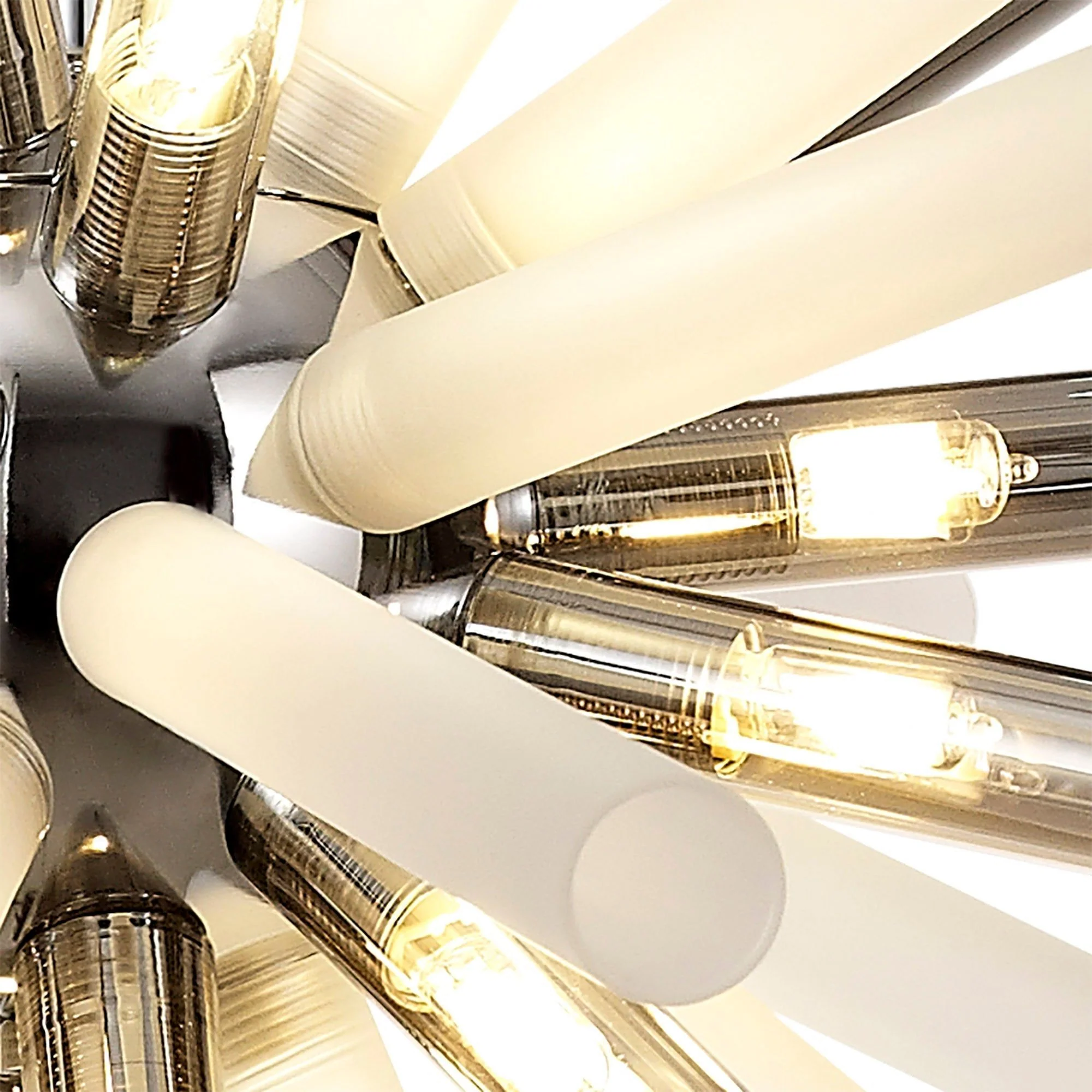 Sonta Pendant 16 Light G9, Amber & Champagne/Polished Chrome, Smoked & Frosted/Polished Chrome, Clear & Chrome/Polished Chrome - Image 3