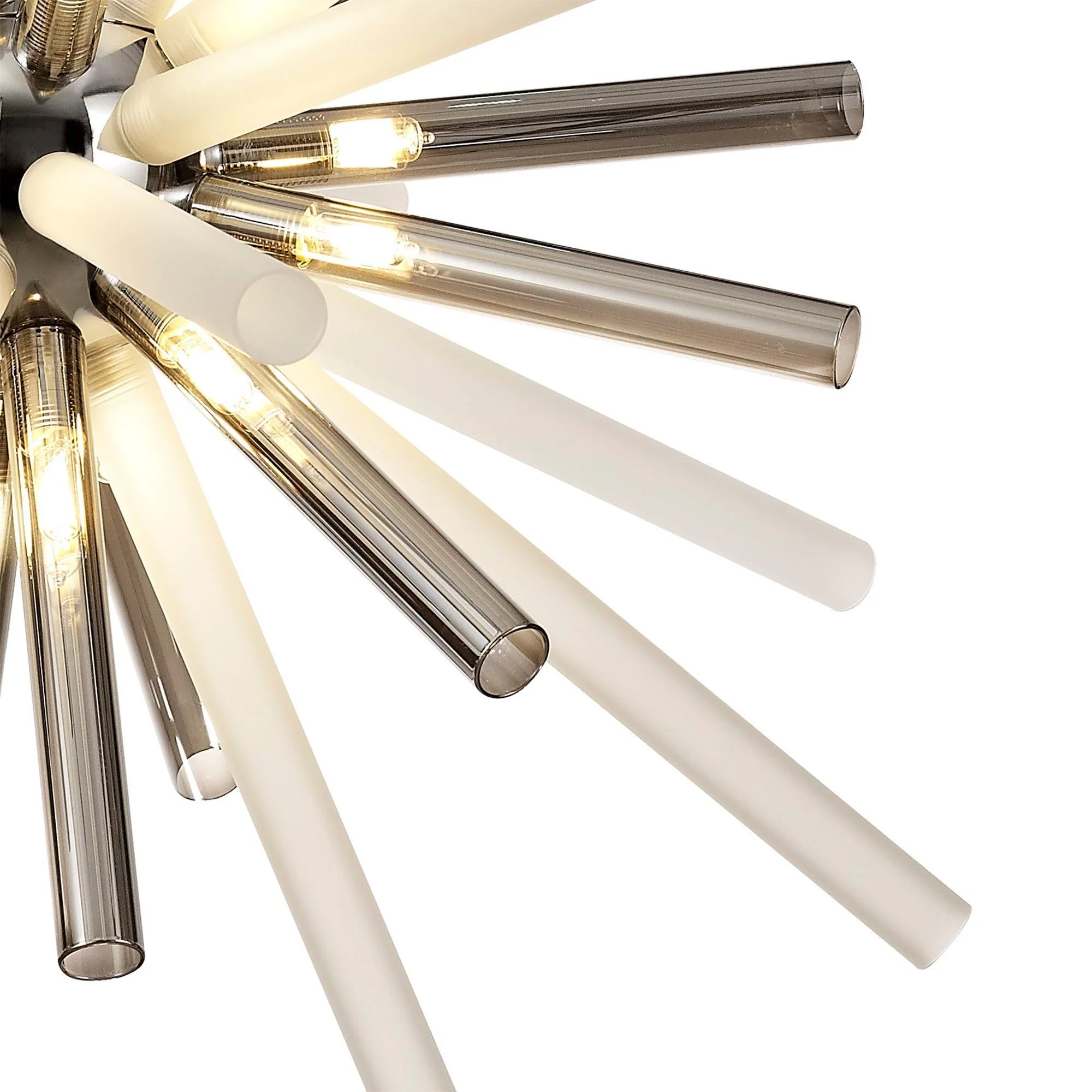Sonta Pendant 16 Light G9, Amber & Champagne/Polished Chrome, Smoked & Frosted/Polished Chrome, Clear & Chrome/Polished Chrome - Image 4