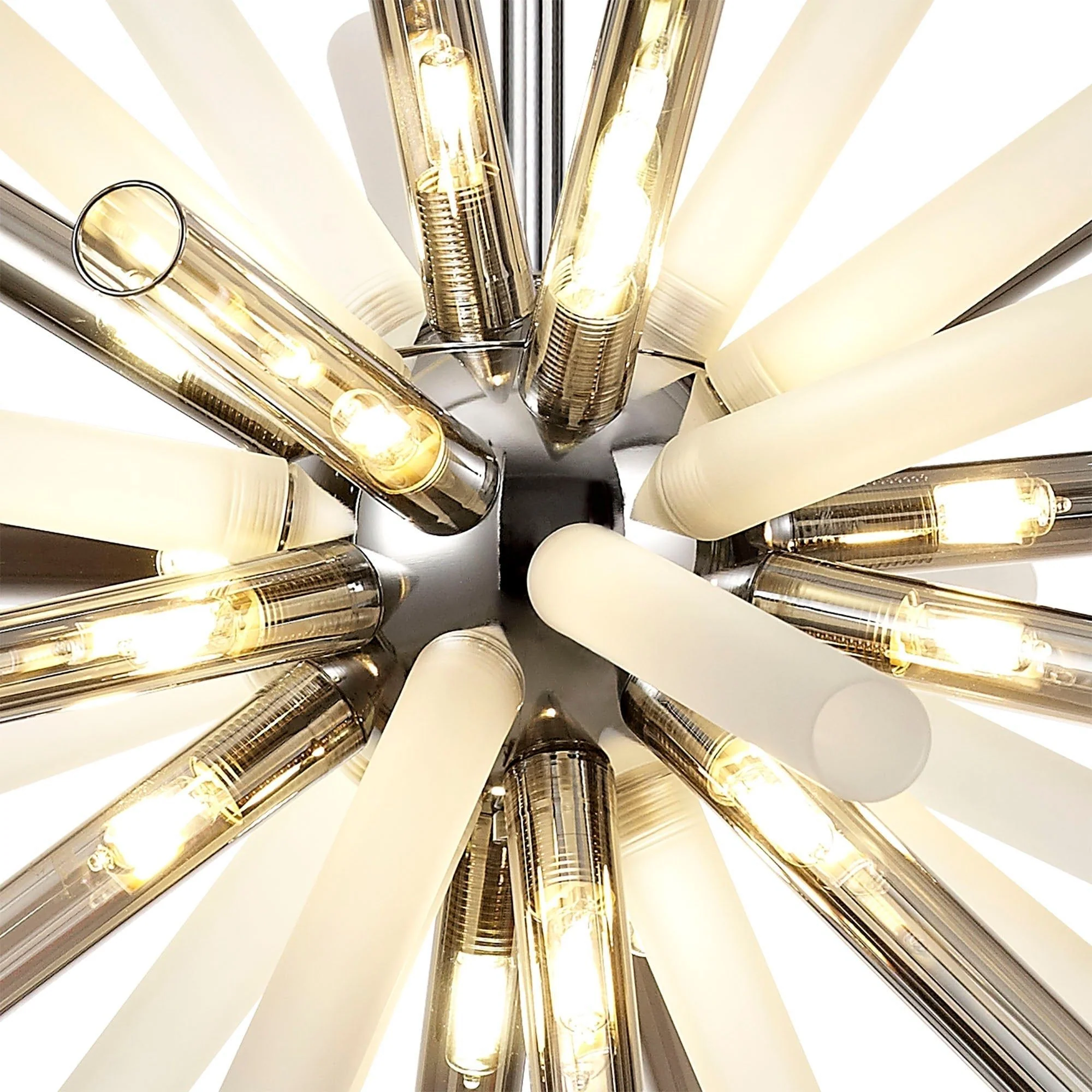 Sonta Pendant 16 Light G9, Amber & Champagne/Polished Chrome, Smoked & Frosted/Polished Chrome, Clear & Chrome/Polished Chrome - Image 5