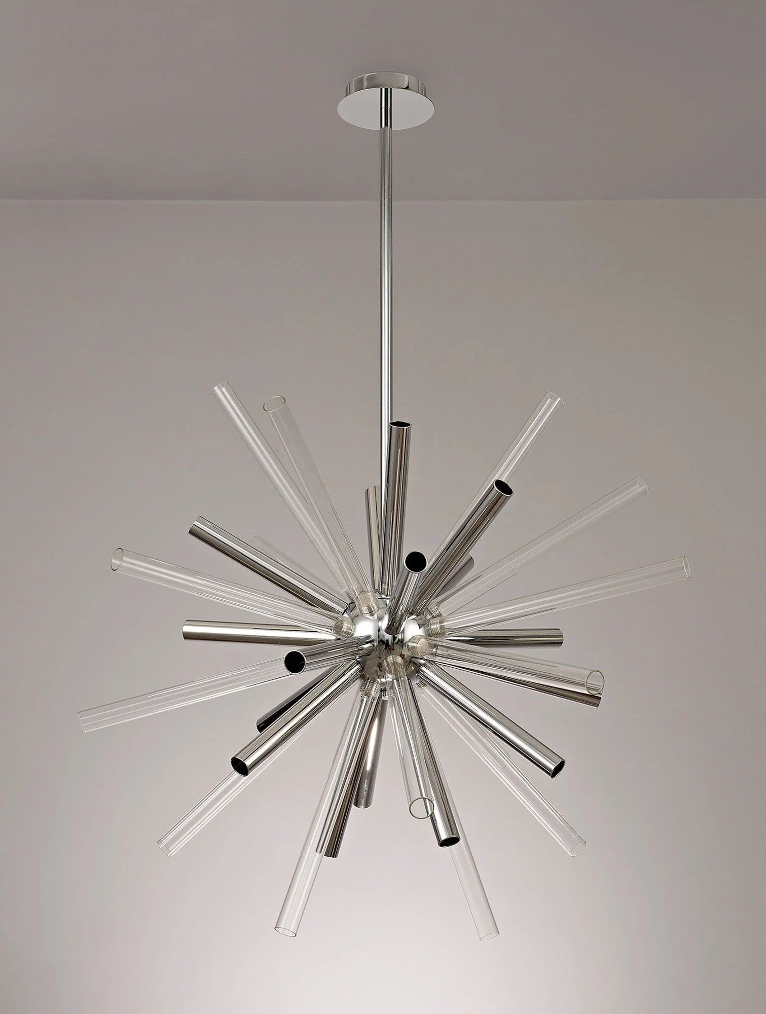 Sonta Pendant 16 Light G9, Amber & Champagne/Polished Chrome, Smoked & Frosted/Polished Chrome, Clear & Chrome/Polished Chrome - Image 6