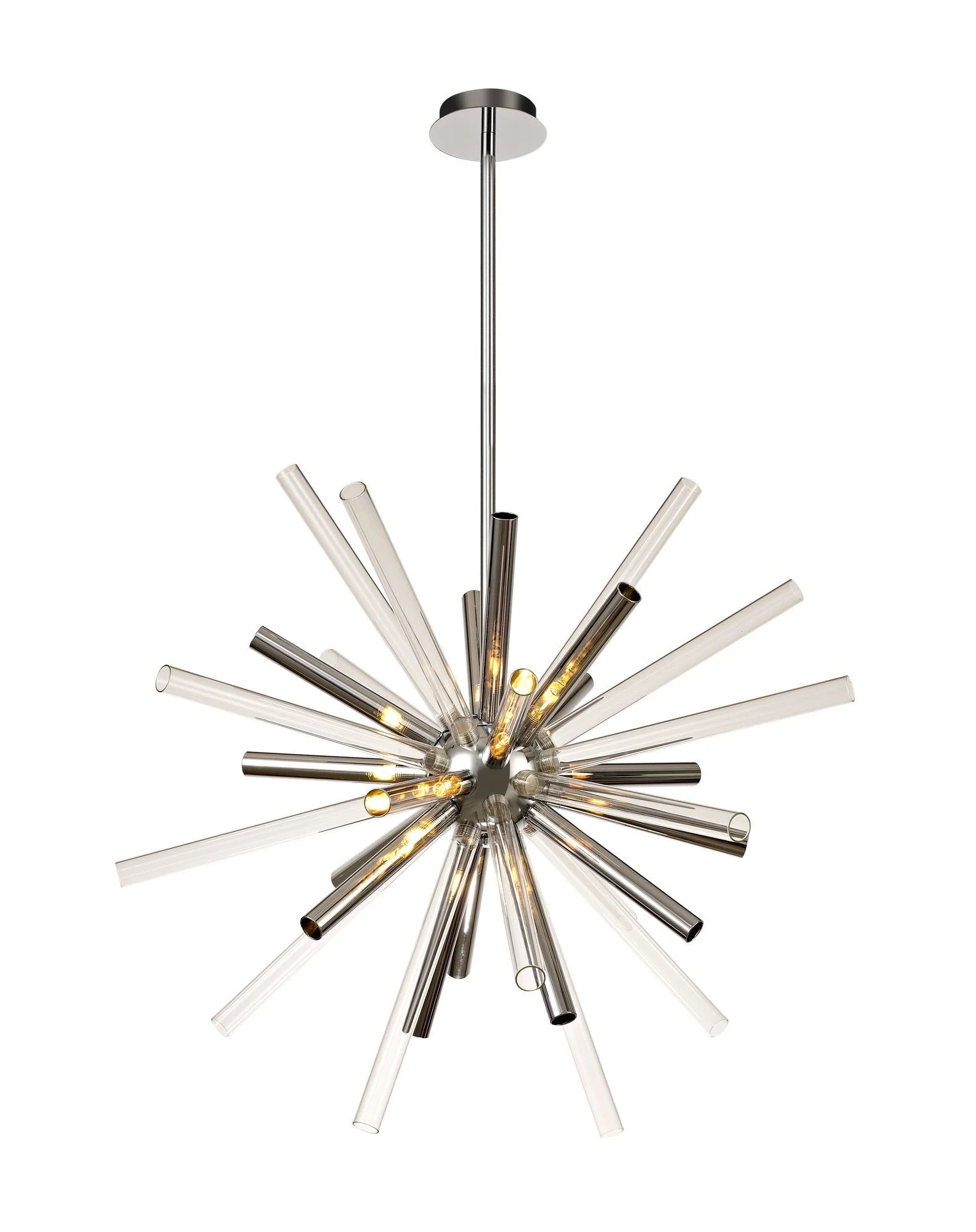 Sonta Pendant 16 Light G9, Amber & Champagne/Polished Chrome, Smoked & Frosted/Polished Chrome, Clear & Chrome/Polished Chrome - Image 8