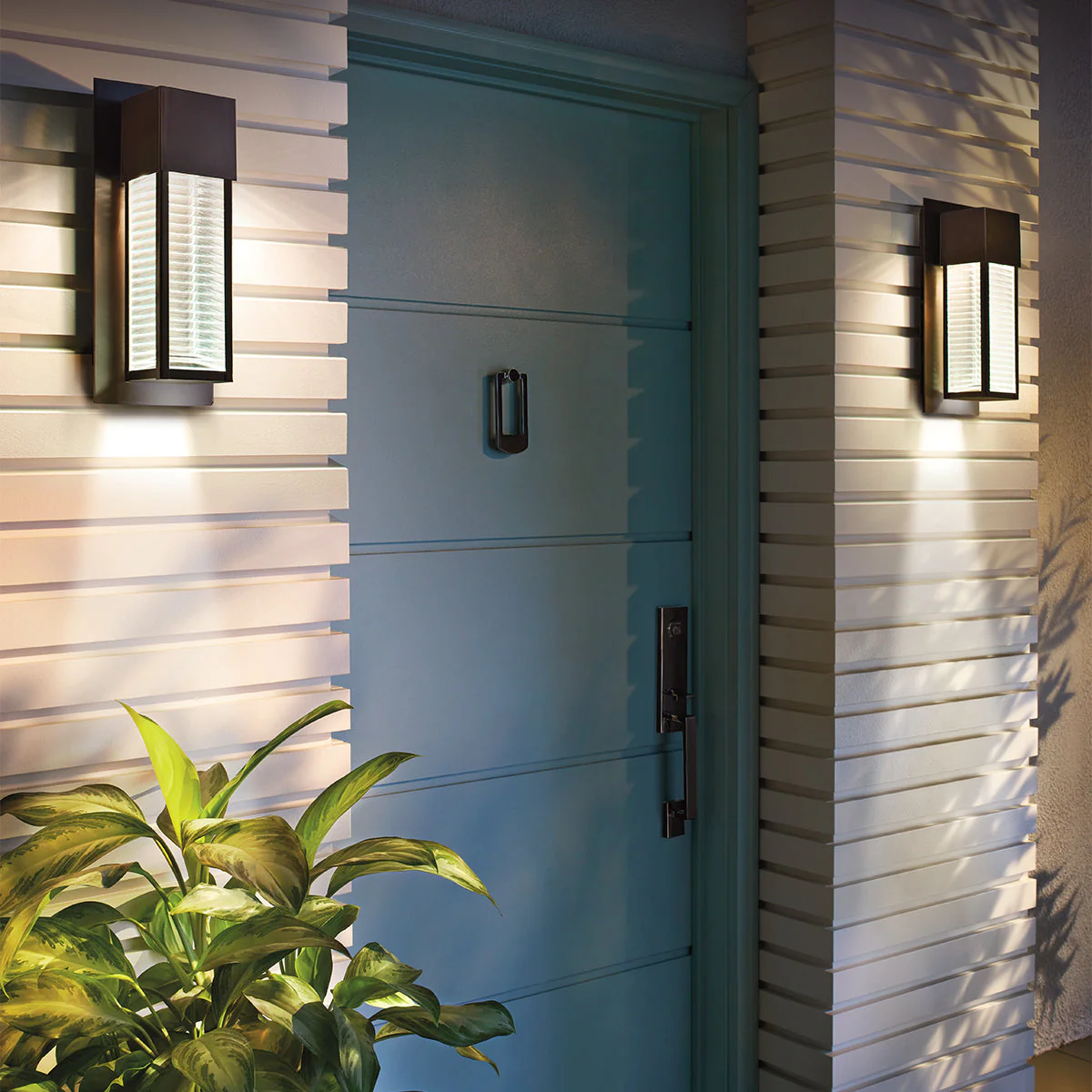Sorel LED Wall Lantern – Architectural Bronze Finish - Image 5