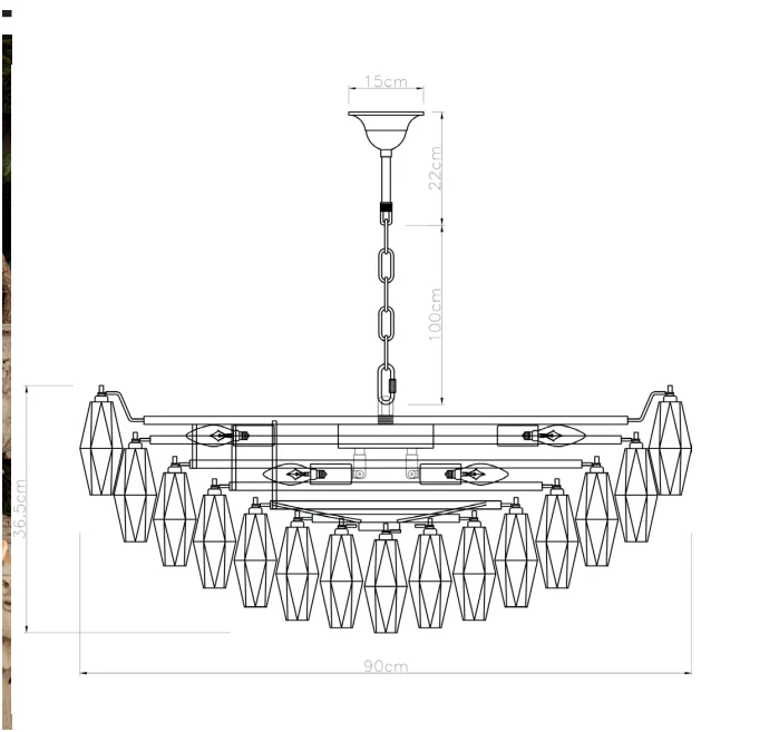 Sorrento Chandelier - Various Finishes & Sizes - Image 33