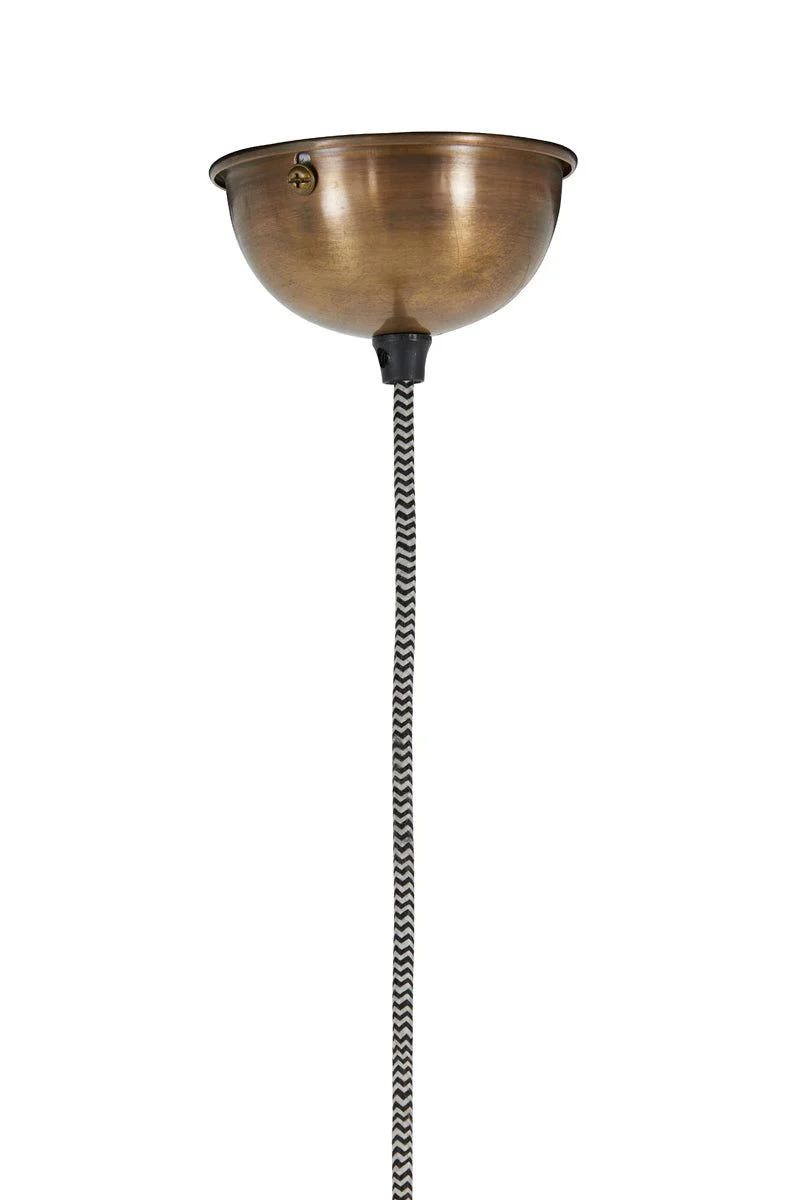 Sostrene Hanging Lamp - Antique Bronze & Glass Finish - Image 5