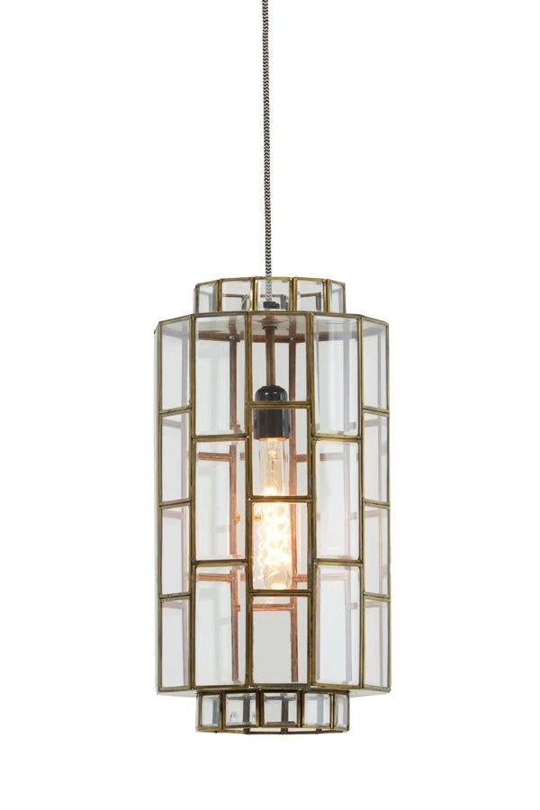 Sostrene Hanging Lamp - Antique Bronze & Glass Finish - Image 6