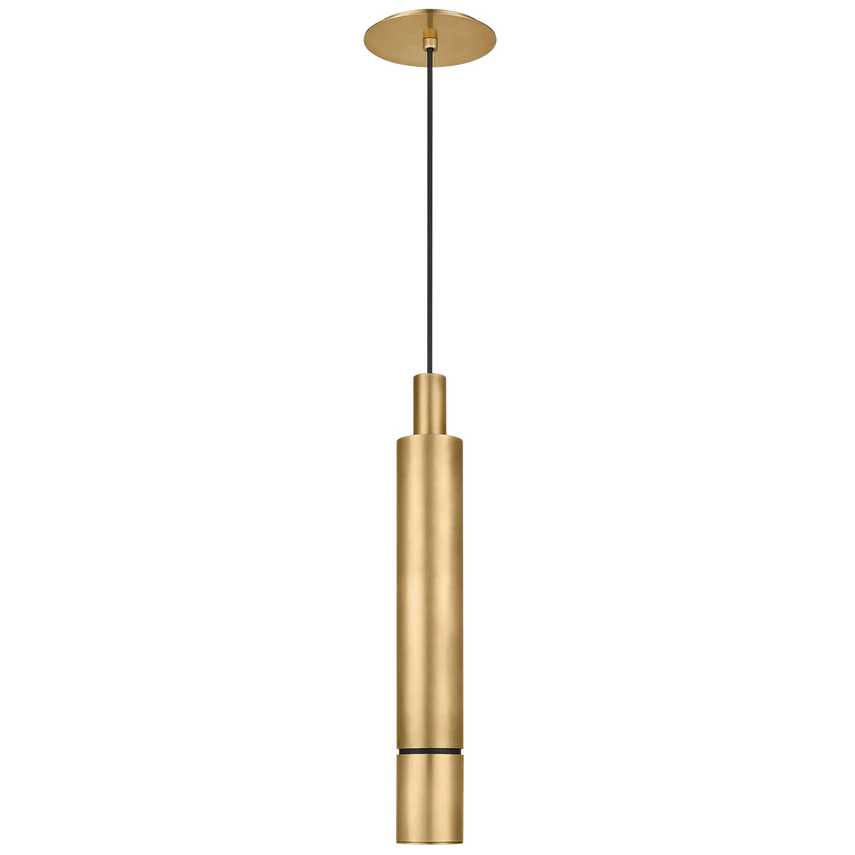 Sottile Pendant Light- Black/ Brass Finishes - Image 3
