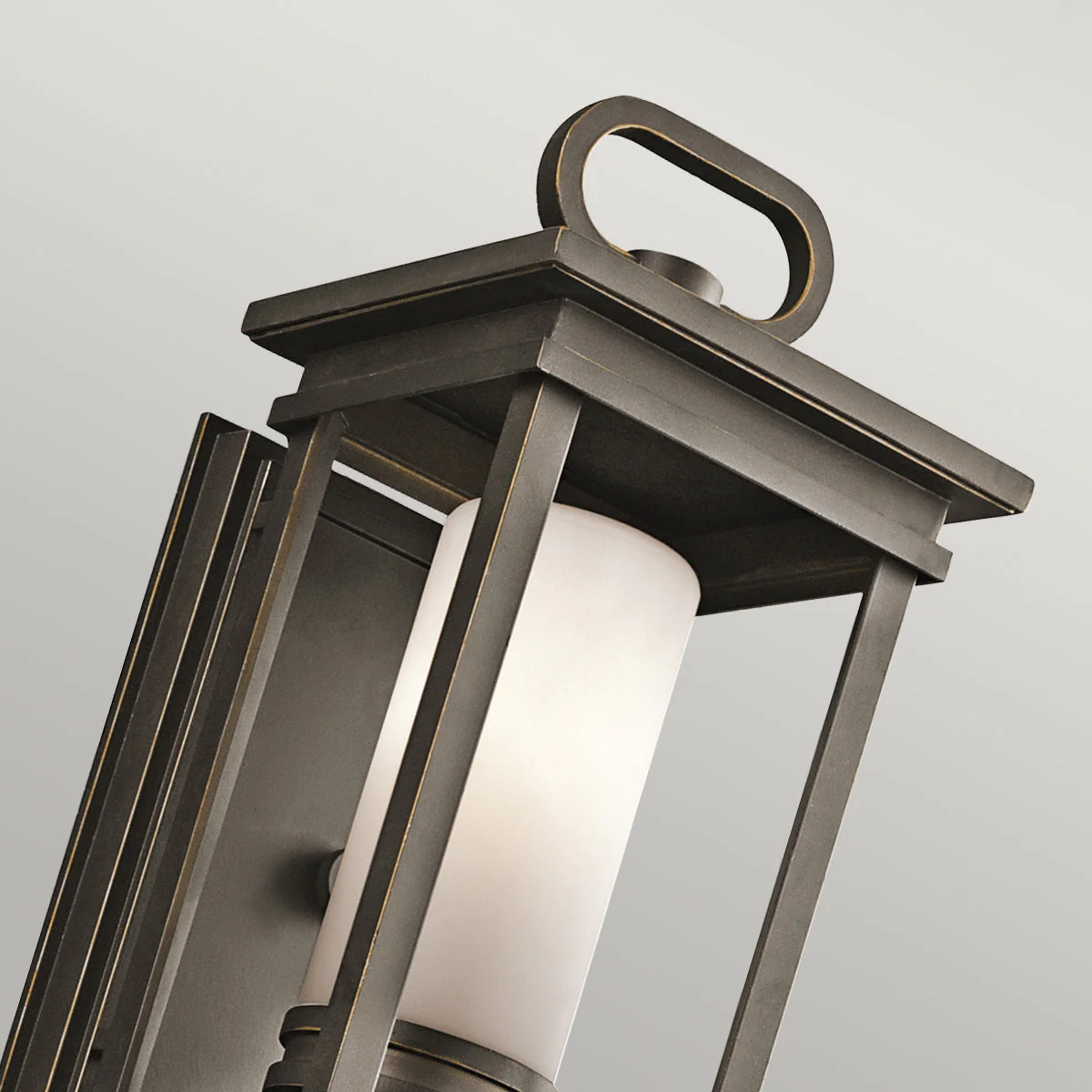 South Hope Small/Medium Wall Lantern - Rubbed Bronze Finish - Image 2