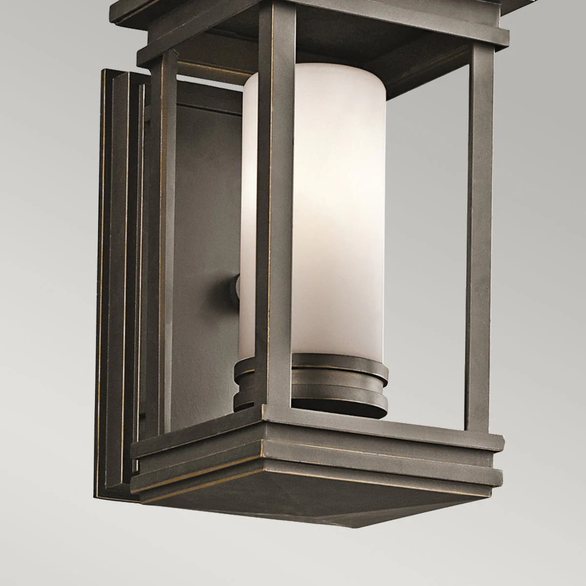 South Hope Small/Medium Wall Lantern - Rubbed Bronze Finish - Image 3