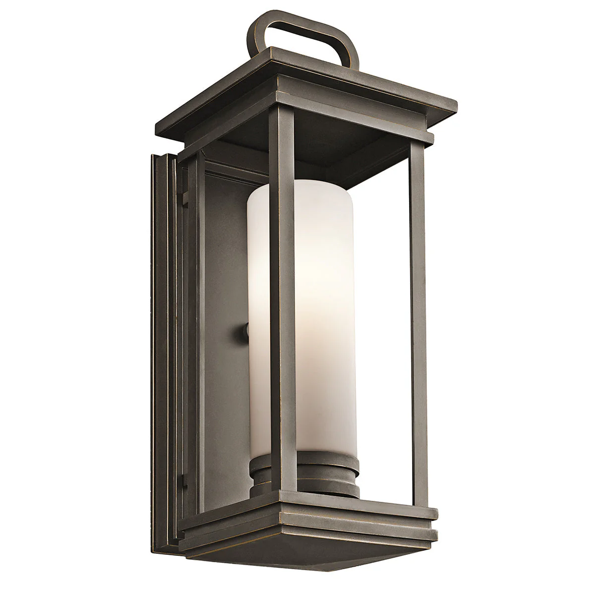 South Hope Small/Medium Wall Lantern - Rubbed Bronze Finish - Image 5