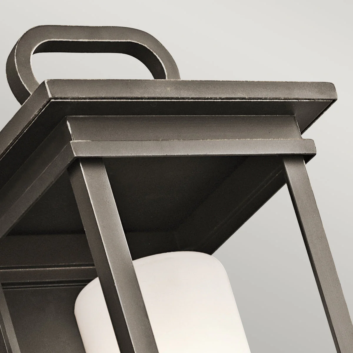 South Hope Small/Medium Wall Lantern - Rubbed Bronze Finish - Image 6