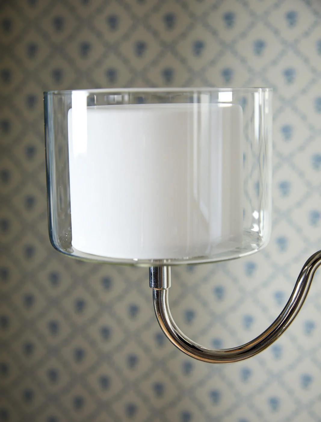 Southwell 3 Light Floor Lamp Polished Nickel and Opal Glass - Image 6