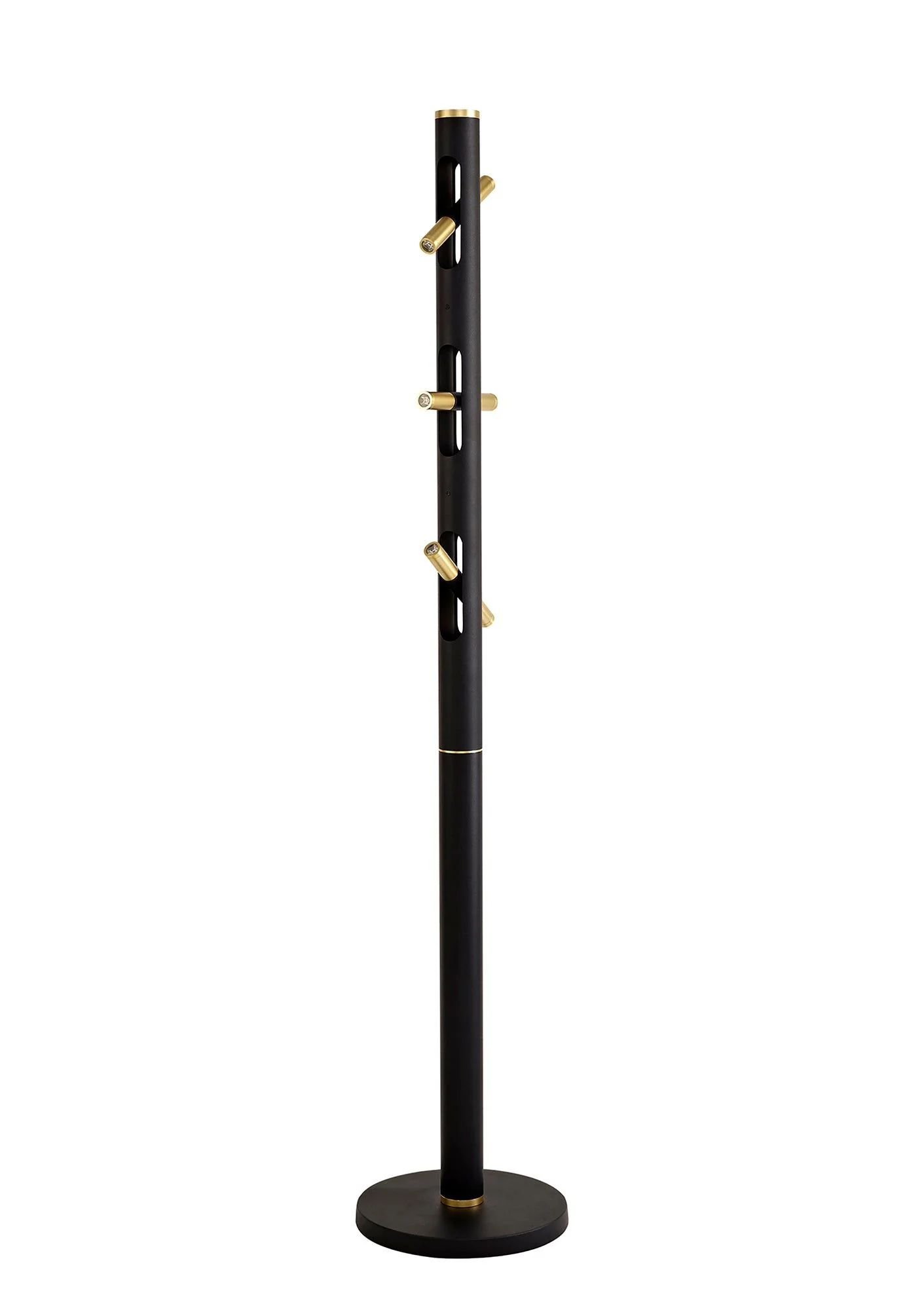 Sovera Floor Lamp, 6 x 2W LED, 3000K, 1680lm, Sand Black/Gold, 3yrs Warranty - Image 3