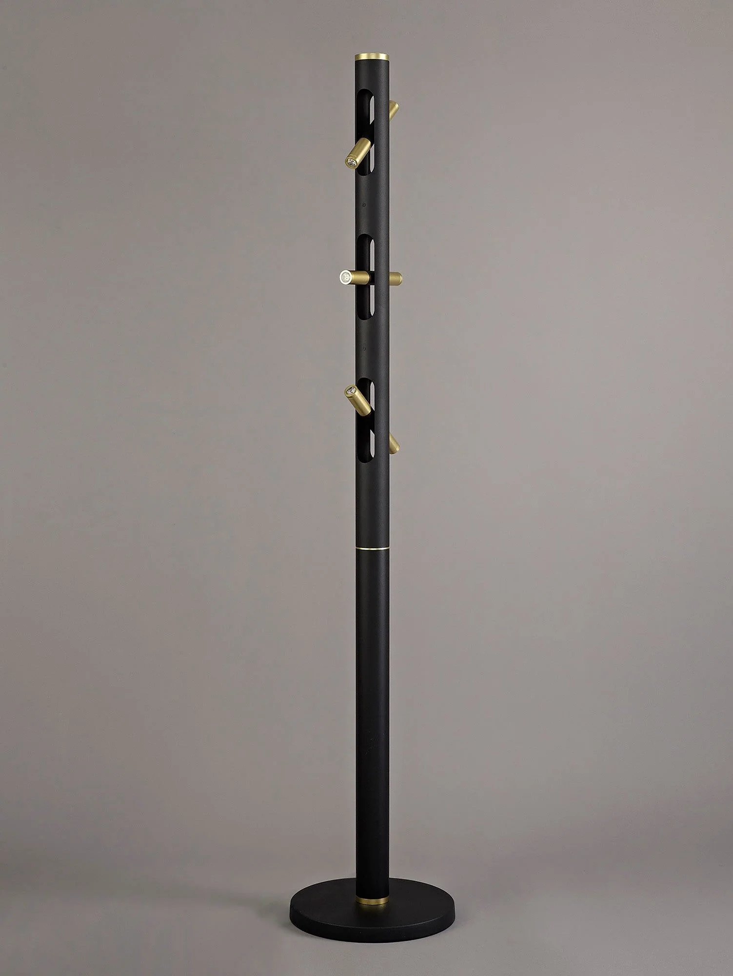 Sovera Floor Lamp, 6 x 2W LED, 3000K, 1680lm, Sand Black/Gold, 3yrs Warranty - Image 4