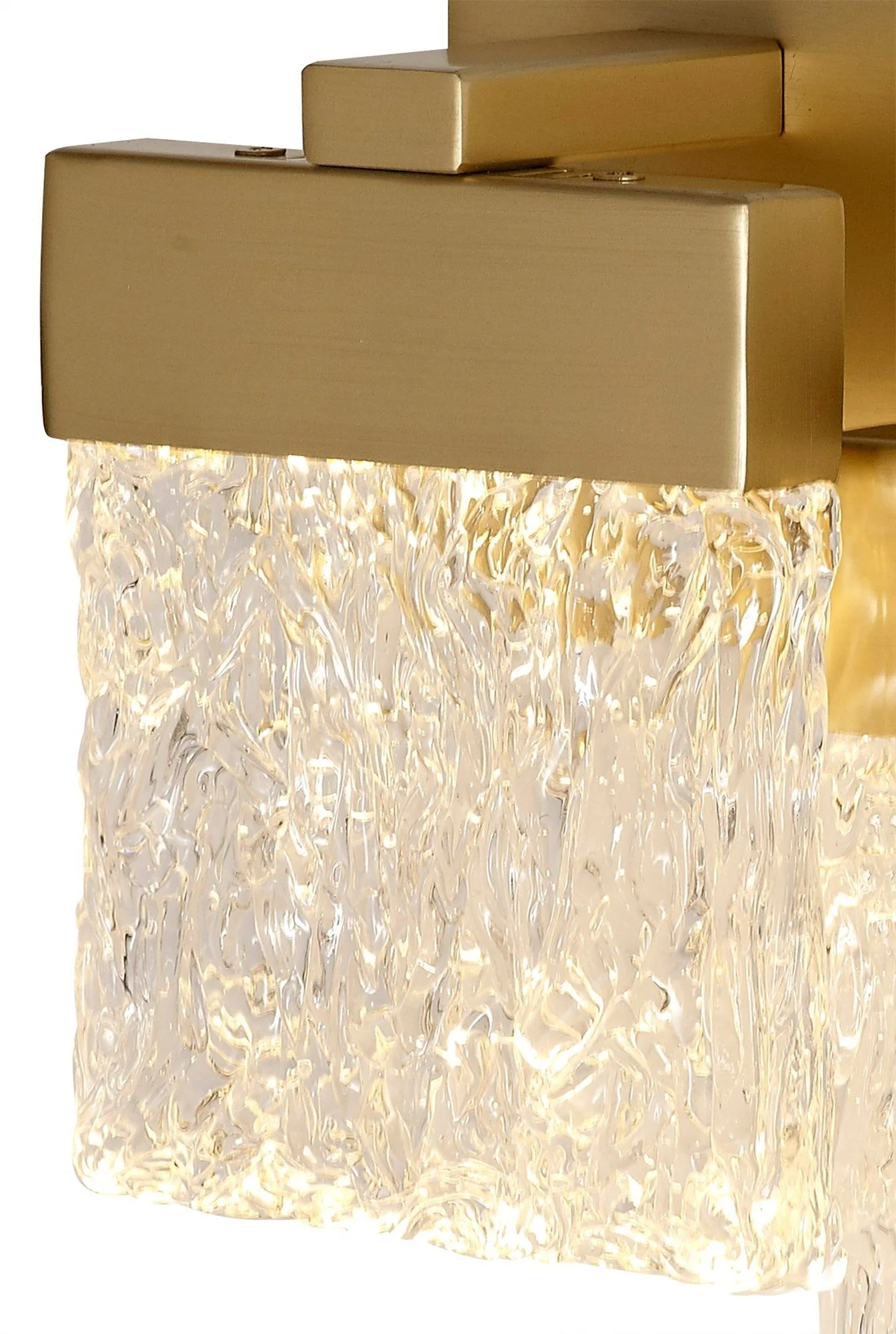 Spades Wall Lamp, 2 x 4.5W LED, 3000K, Painted Brushed Gold, 3yrs Warranty - Image 2