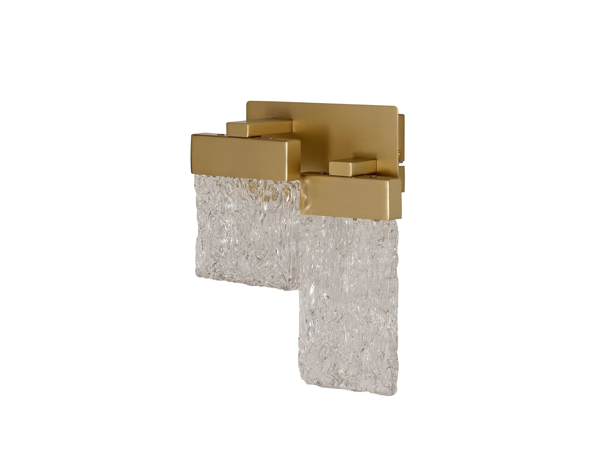 Spades Wall Lamp, 2 x 4.5W LED, 3000K, Painted Brushed Gold, 3yrs Warranty - Image 4