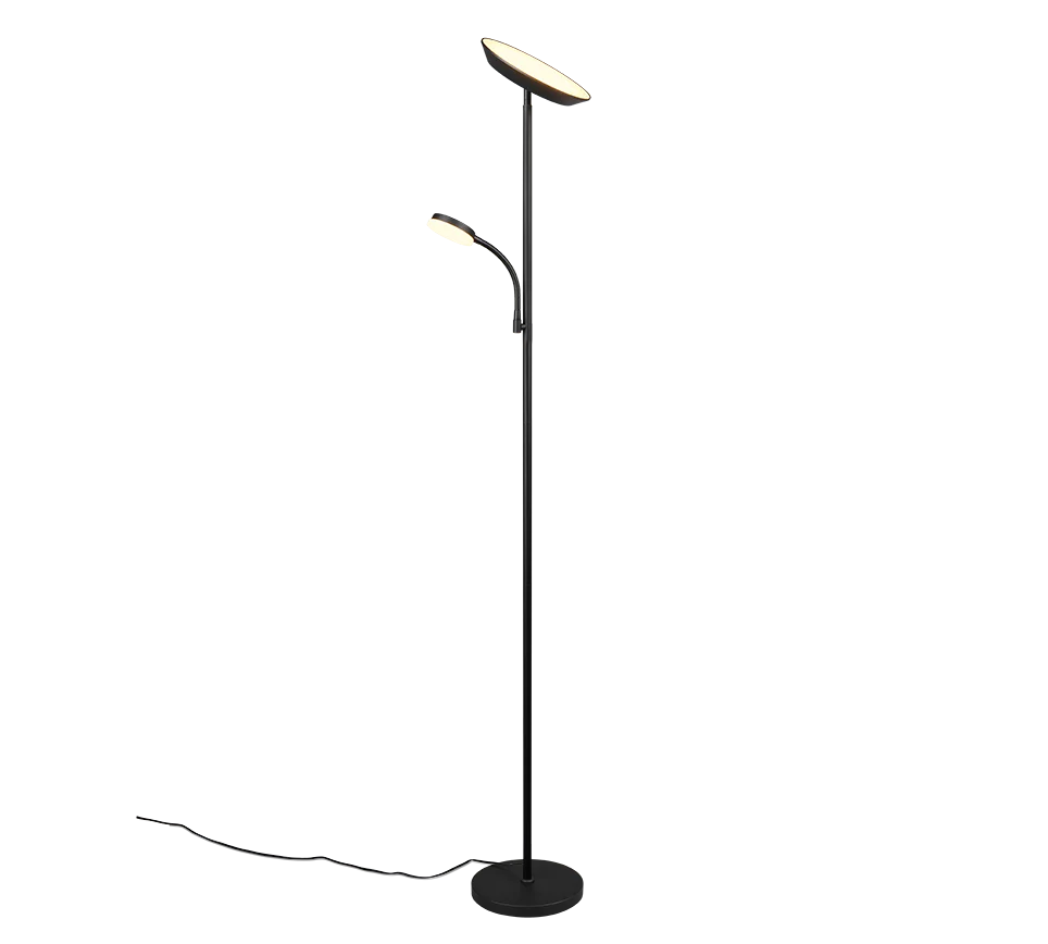Specter Task/Reading LED Floor Lamp - White/Black - Image 2