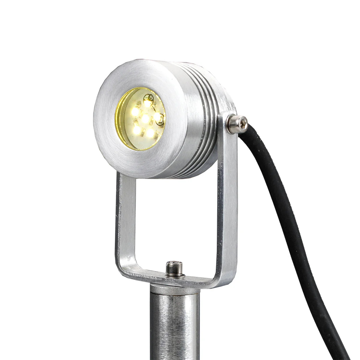 Spennymoor 1/3Lt 210/415mm Spike LED Spotlight –  Annodised Aluminium Finish - Image 2