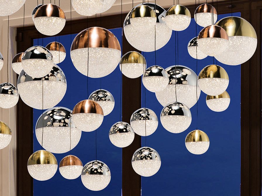 Sphere 55Lt LED Cluster Ceiling Light, Dimmable - Multicolour - Image 2