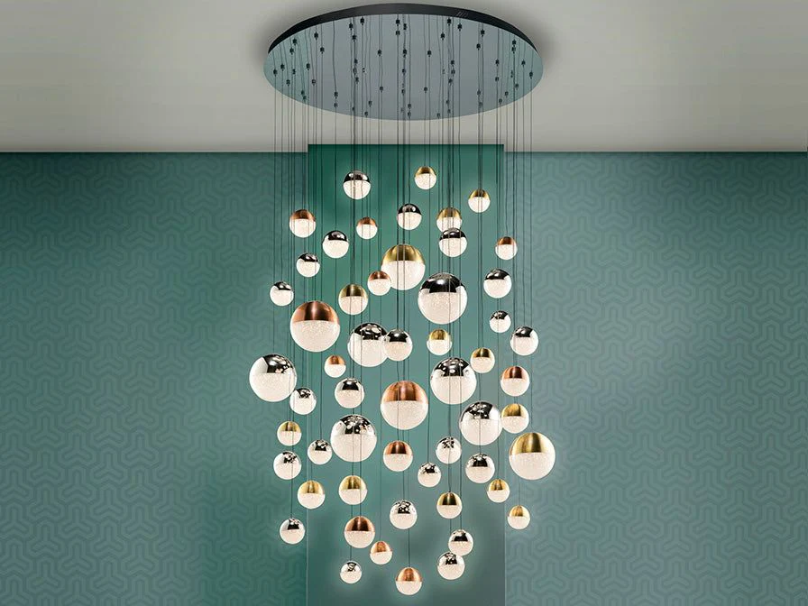 Sphere 55Lt LED Cluster Ceiling Light, Dimmable - Multicolour - Image 4